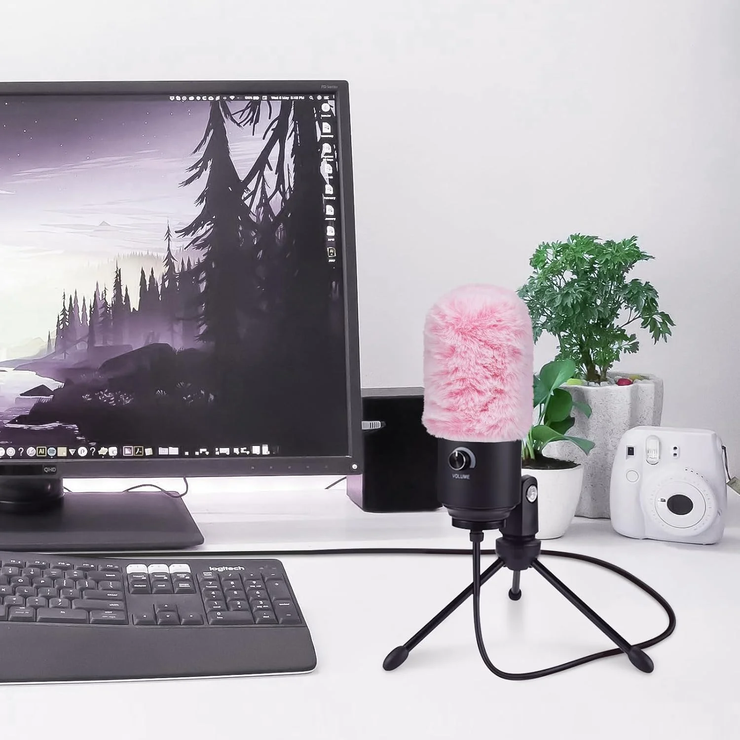 Geekria for Creators بادگیر خزدار برای میکروفون های با قطر 1.5 اینچ (38 میلی متر)، روکش بادگیر میکروفون DeadCat، روکش کرکی شیشه جلو سازگار با FIFINE A6 (صورتی / 2 بسته) Geekria for Creators بادگیر خزدار برای میکروفون های با قطر 1.5 اینچ (38 میلی متر)، روکش بادگیر میکروفون DeadCat، روکش کرکی شیشه جلو سازگار با FIFINE A6 (صورتی / 2 بسته)