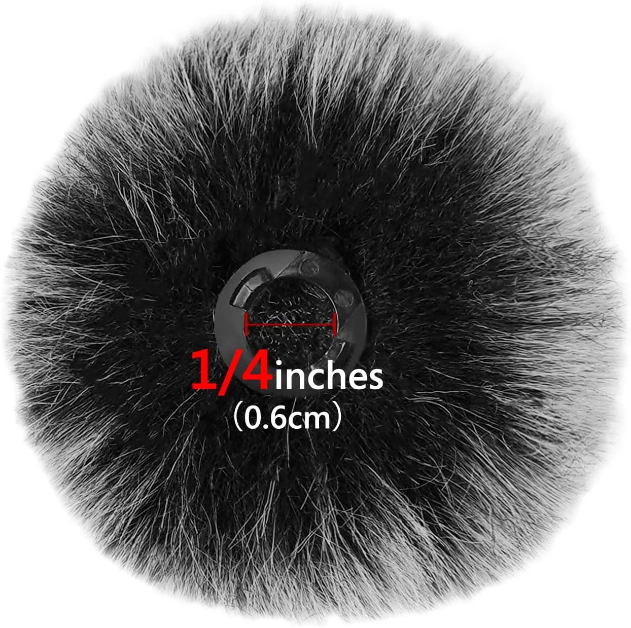 محافظ باد خزدار Geekria for Creators سازگار با Rode Wireless GO، روکش میکروفون DeadCat، روکش پشمی شیشه جلو، کاهش نویز باد (خاکستری / 3 عدد)