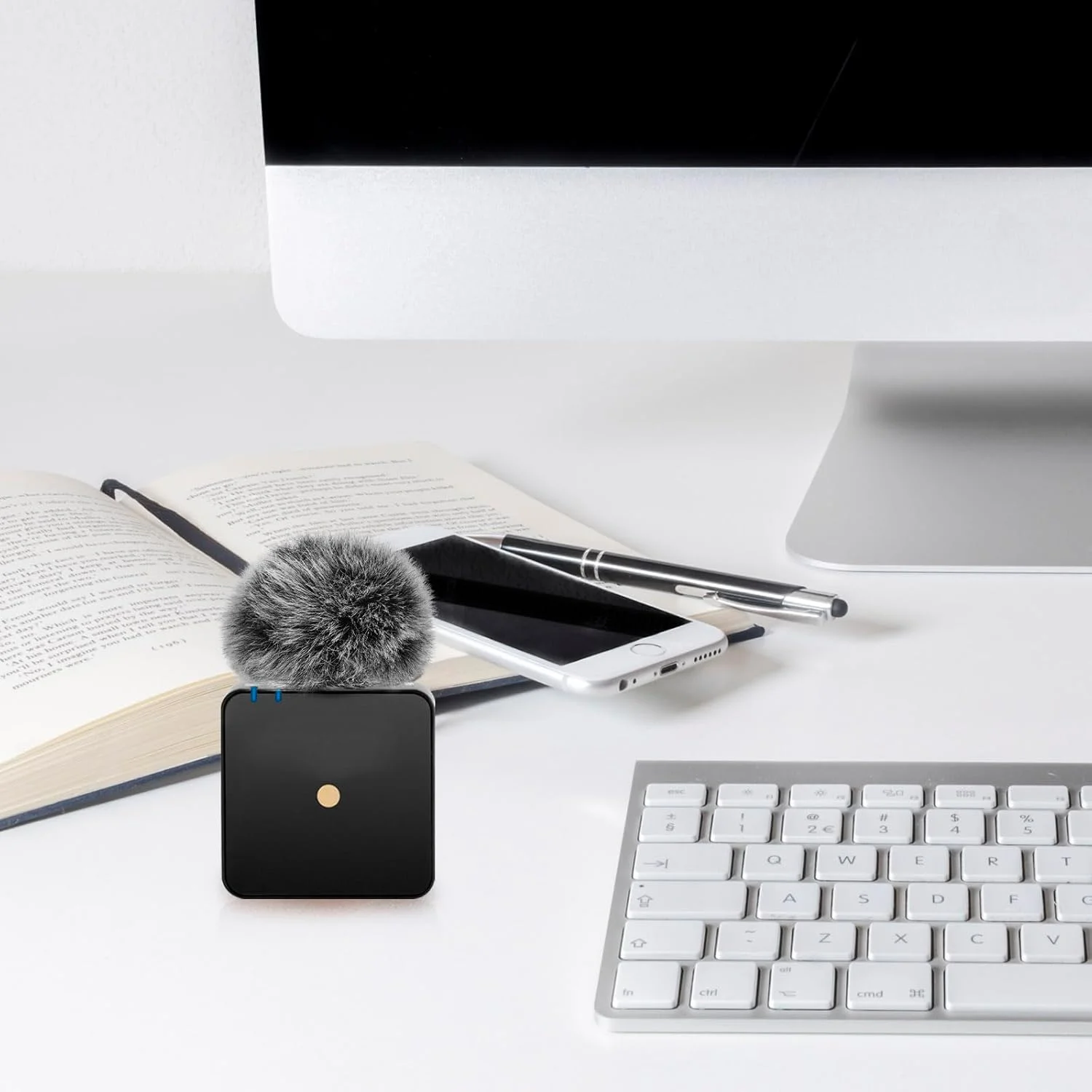 محافظ باد خزدار Geekria for Creators سازگار با Rode Wireless GO، روکش میکروفون DeadCat، روکش پشمی شیشه جلو، کاهش نویز باد (خاکستری / 3 عدد)