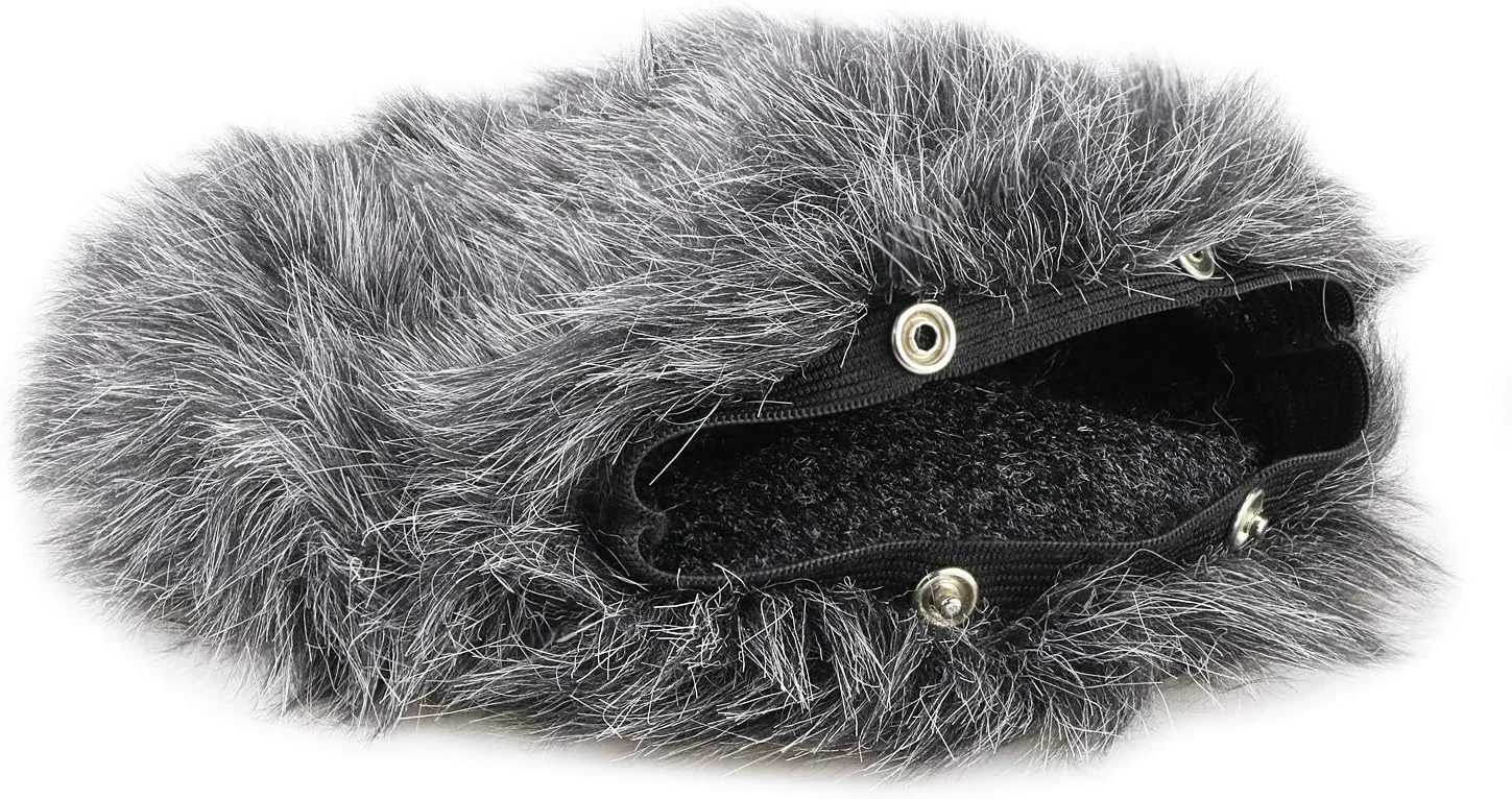 محافظ بادگیر خزدار YOUSHARES - فیلتر پاپ سفارشی برای میکروفون، پوشش بادگیر Deadcat برای بهبود کیفیت صدای میکروفون Blue Snowball iCE (خاکستری) محافظ بادگیر خزدار YOUSHARES - فیلتر پاپ سفارشی برای میکروفون، پوشش بادگیر Deadcat برای بهبود کیفیت صدای میکروفون Blue Snowball iCE (خاکستری)