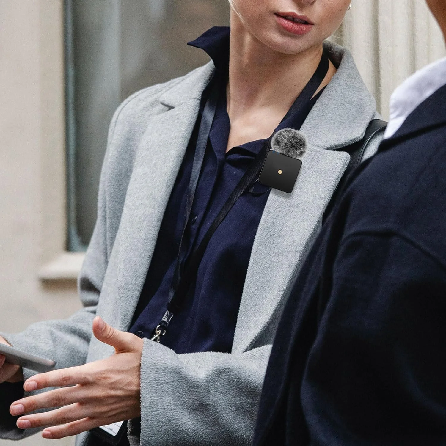 محافظ باد خزدار Geekria for Creators سازگار با Rode Wireless GO، روکش میکروفون DeadCat، روکش پشمی شیشه جلو، کاهش نویز باد (خاکستری / 3 عدد)