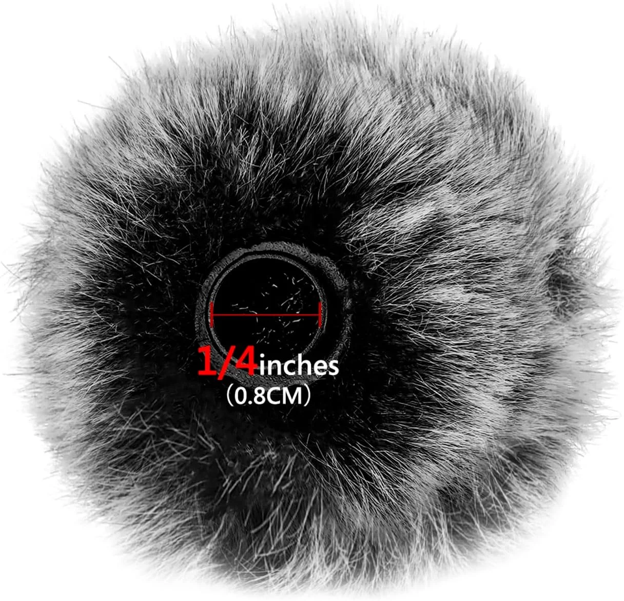 Geekria for Creators بادگیر خزدار سازگار با میکروفون Rode Wireless GO Gen 3 III، GO 2، PRO، ME، روکش ضد باد DeadCat، روکش کرکی شیشه جلو، کاهش نویز باد (خاکستری / 3 عدد)