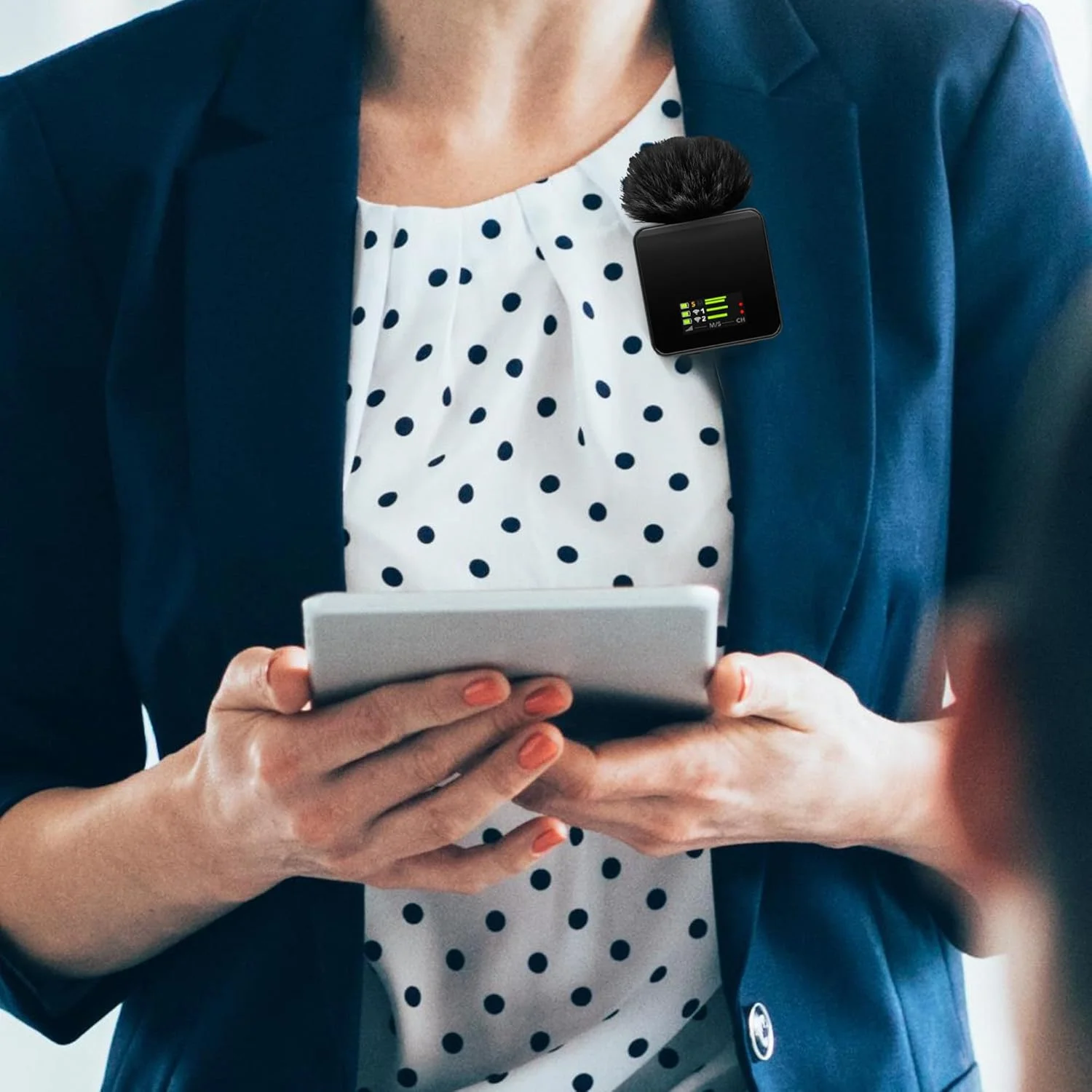 بادگیر خزدار Geekria for Creators سازگار با میکروفون Rode Wireless GO Gen 3 III، GO 2، PRO، ME، روکش ضد باد DeadCat، روکش کرکی شیشه جلو، کاهش نویز باد (مشکی / 2 عدد)