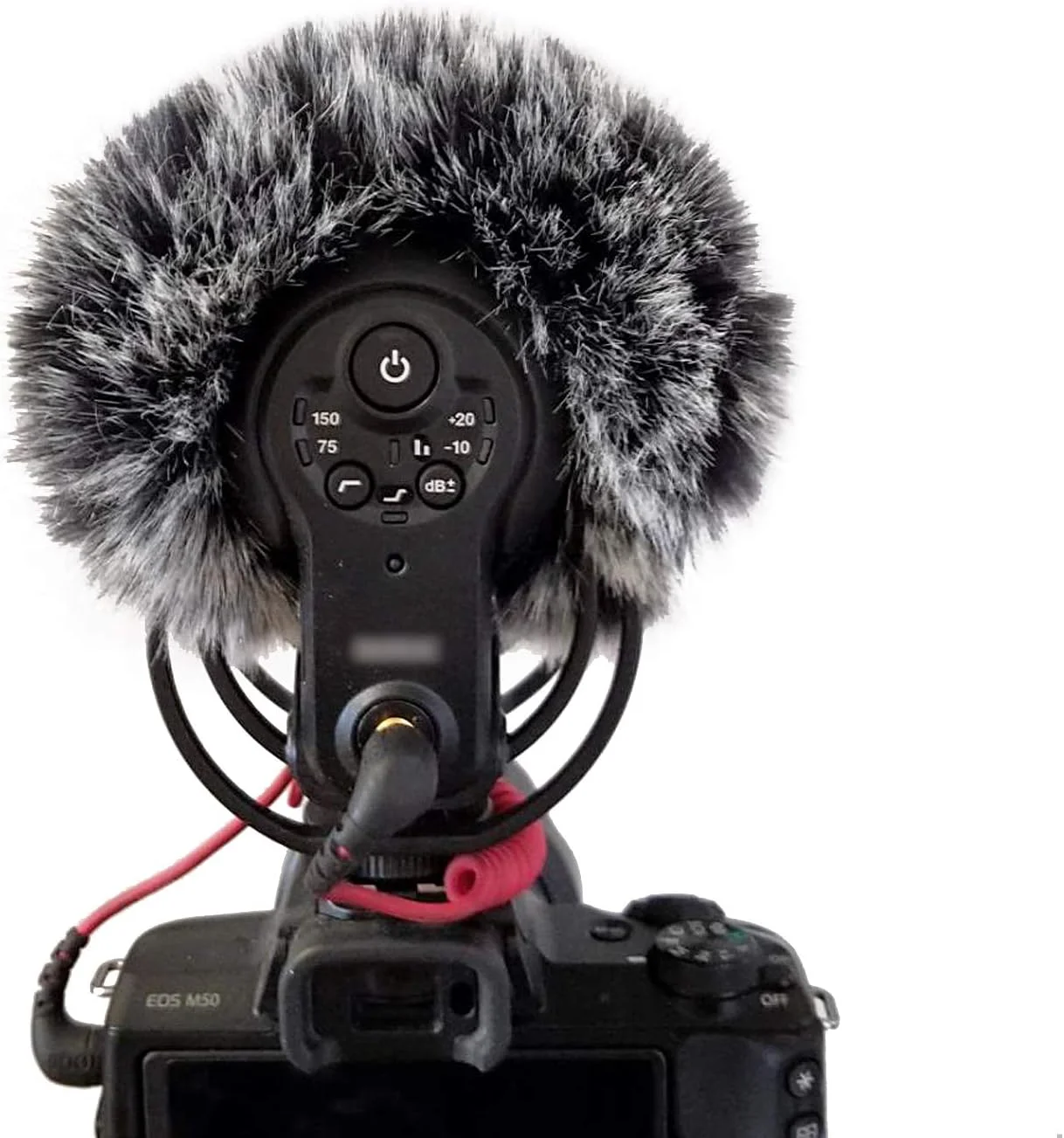 محافظ بادگیر خزدار میکروفون SUNMON، سازگار با میکروفون دوربین Rode VideoMic Pro+ Plus