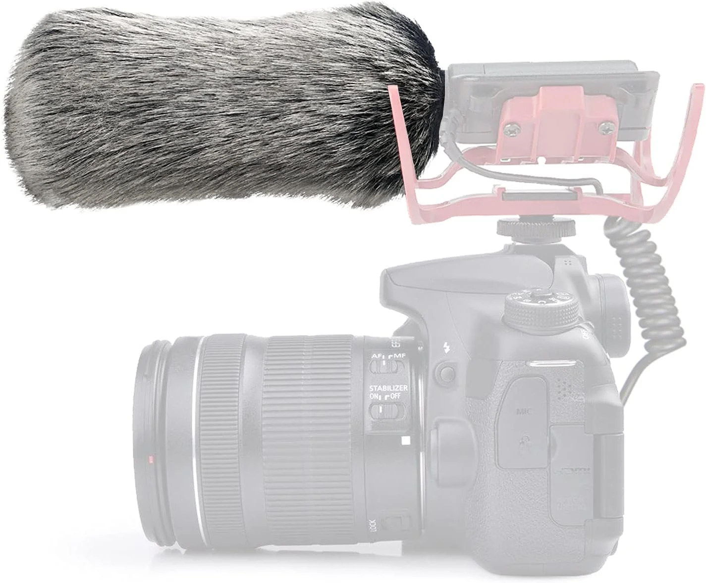 SUNMON Rode Deadcat Mic Windshield Fur Filter for Rode VideoMic, NTG2, NTG1, and WSVM Microphone - Outdoor Mic Windscreen Wind Muff