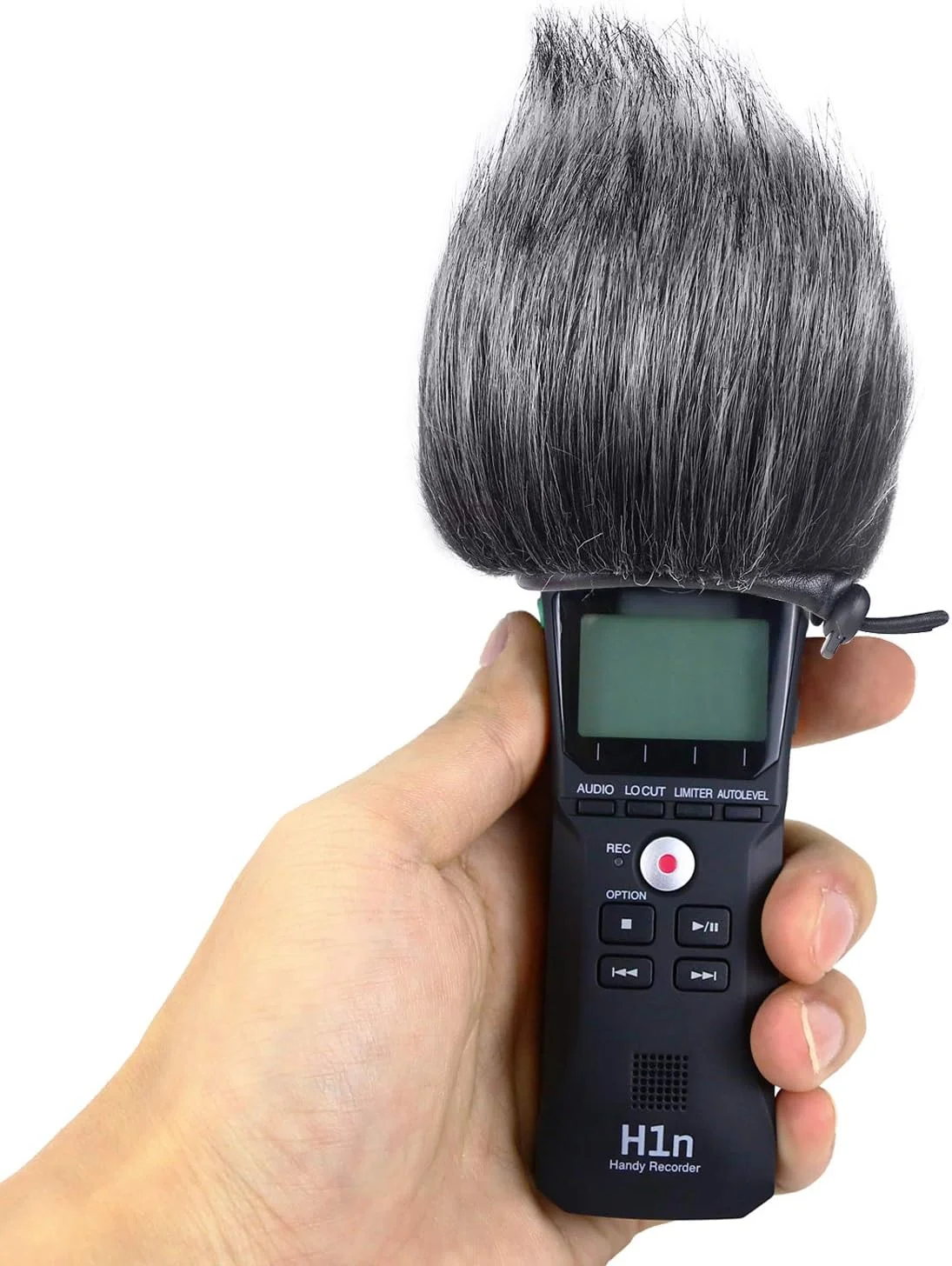 فیلتر پاپ فوم و بادگیر خزدار SUNMON برای ضبط کننده دستی Zoom H1n و H1، پوشش بادگیر خزدار مناسب فضای باز و پوشش فوم مناسب فضای داخلی (2 عددی)