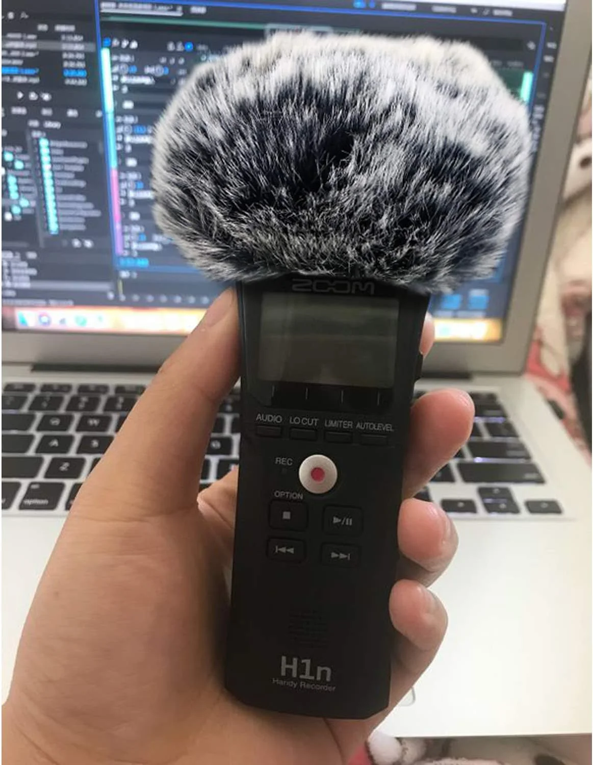 محافظ بادگیر خزدار SUNMON برای ضبط کننده دیجیتال قابل حمل Zoom H1n