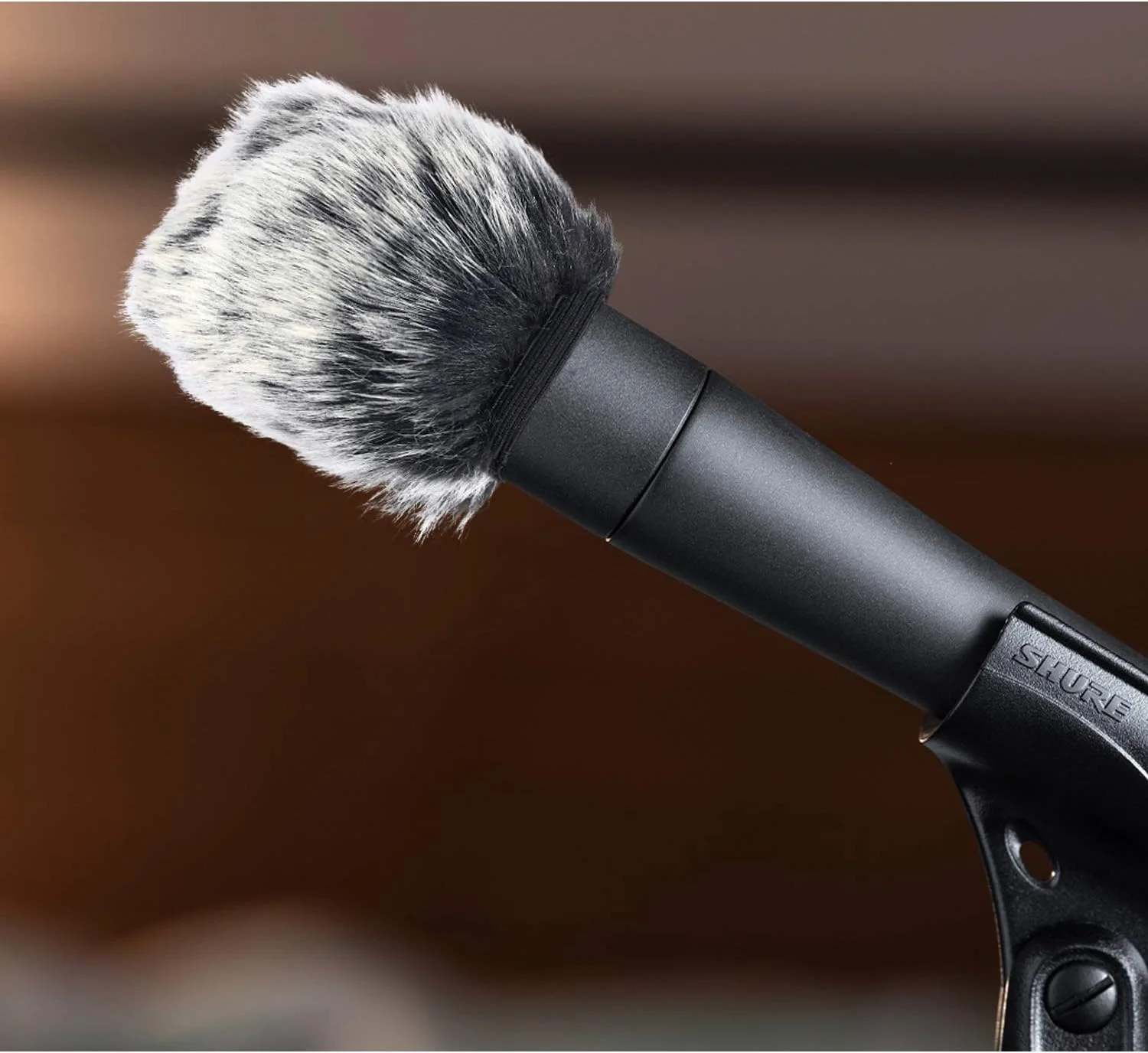 بادگیر خزدار میکروفون SUNMON سازگار با Shure A2WS، بادگیر خزدار برای سری SM57 و 545