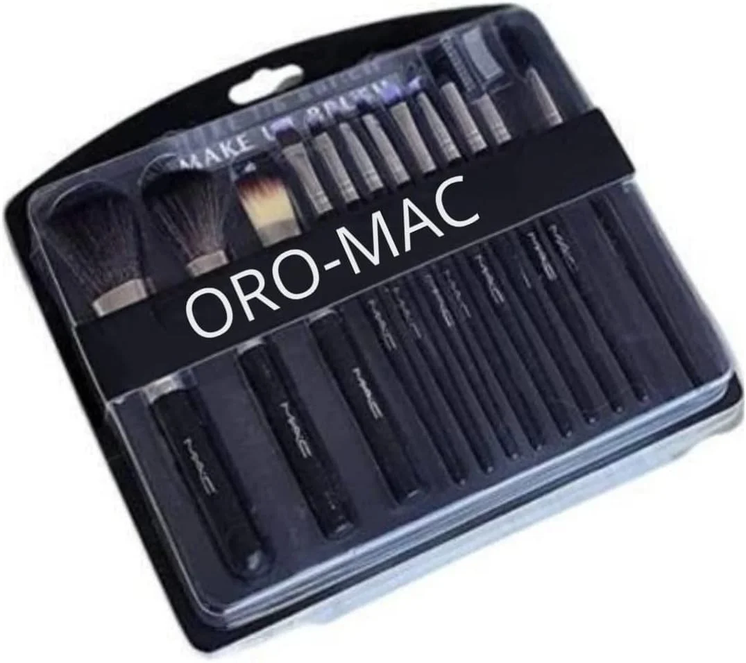 ست برس آرایشی اورومک ORO MAC مناسب آرایش عروس، دختران و بانوان (بسته 12 عددی)