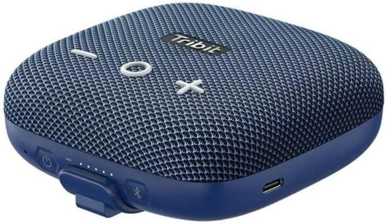 اسپیکر بلوتوثی قابل حمل Tribit Stormbox Micro 2 ضد آب IP67 توان 10 وات 30 ساعت پخش موسیقی با XBASS - آبی اسپیکر بلوتوثی قابل حمل Tribit Stormbox Micro 2 ضد آب IP67 توان 10 وات 30 ساعت پخش موسیقی با XBASS - آبی