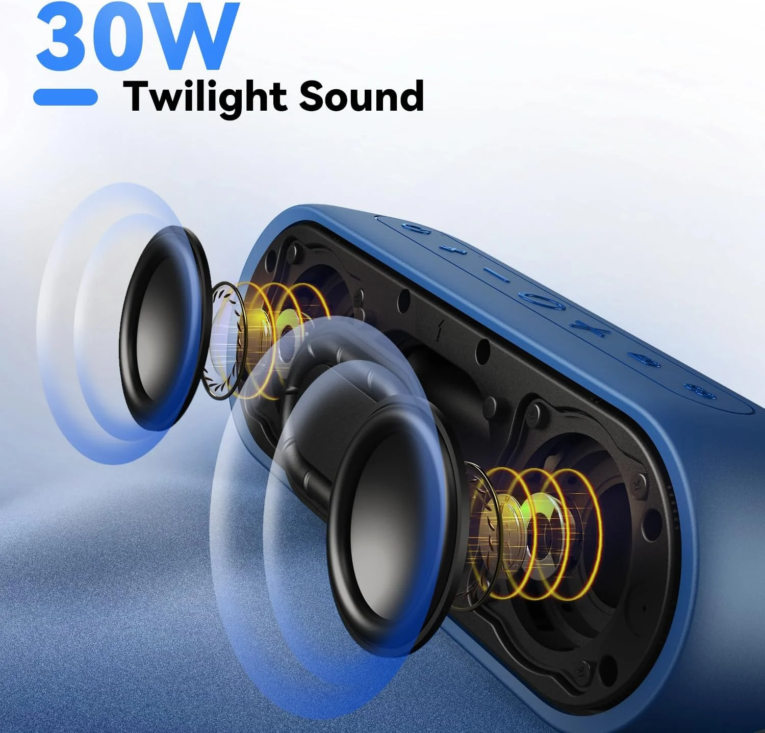 اسپیکر بلوتوثی بی سیم Tribit XSound Plus2 30W 5.3، صدای استریو قدرتمندتر با عملکرد XBass تقویت شده، 24 ساعت پخش، ضد آب IPX7، میکروفون داخلی، برد BT 150 فوت برای خانه/فضای باز، آبی اسپیکر بلوتوثی بی سیم Tribit XSound Plus2 30W 5.3، صدای استریو قدرتمندتر با عملکرد XBass تقویت شده، 24 ساعت پخش، ضد آب IPX7، میکروفون داخلی، برد BT 150 فوت برای خانه/فضای باز، آبی