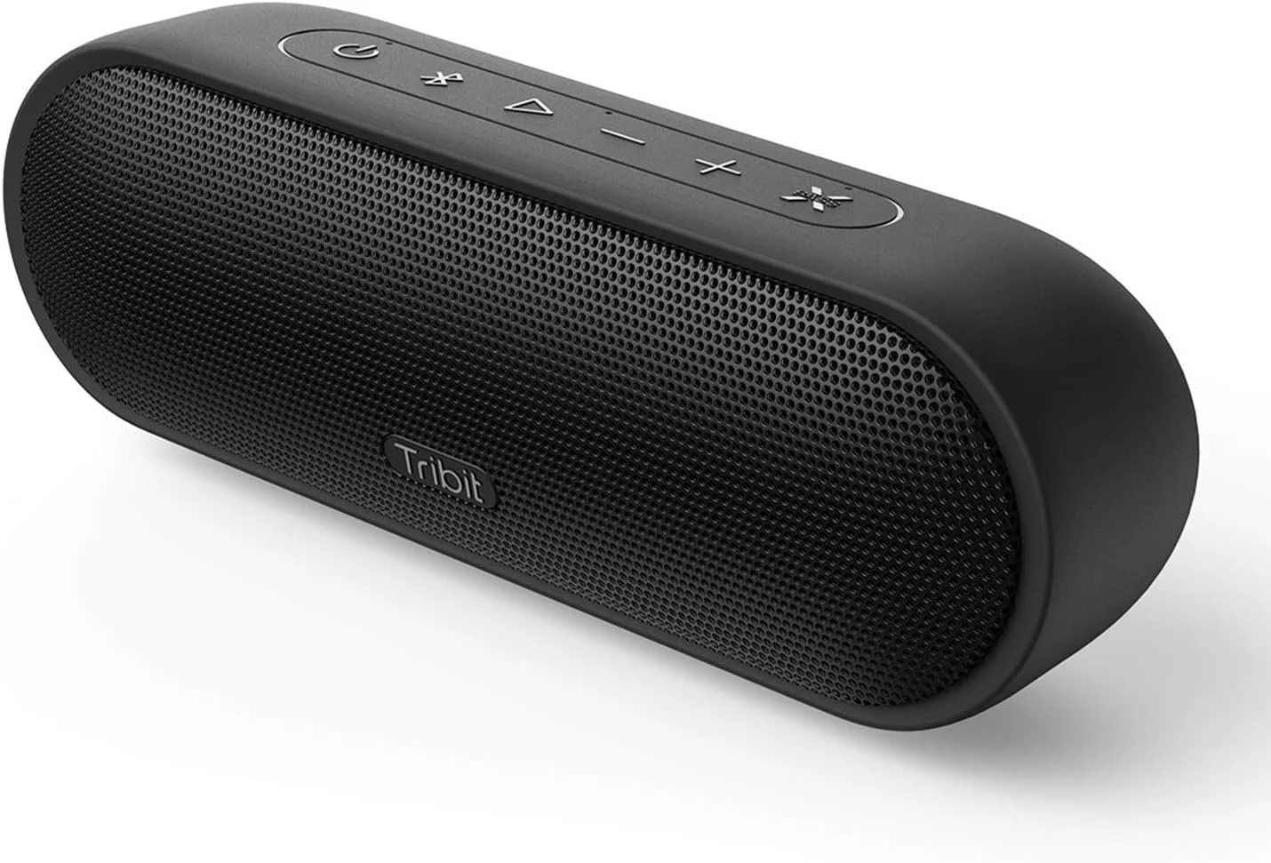 اسپیکر بلوتوثی بی سیم قابل حمل Tribit MaxSound Plus 24W، اسپیکر قدرتمند با صدای بلندتر، XBass استثنایی، میکروفون داخلی، IPX7 ضد آب، 20 ساعت پخش، برد بلوتوث 30 متری برای مهمانی/مسافرت (مشکی)