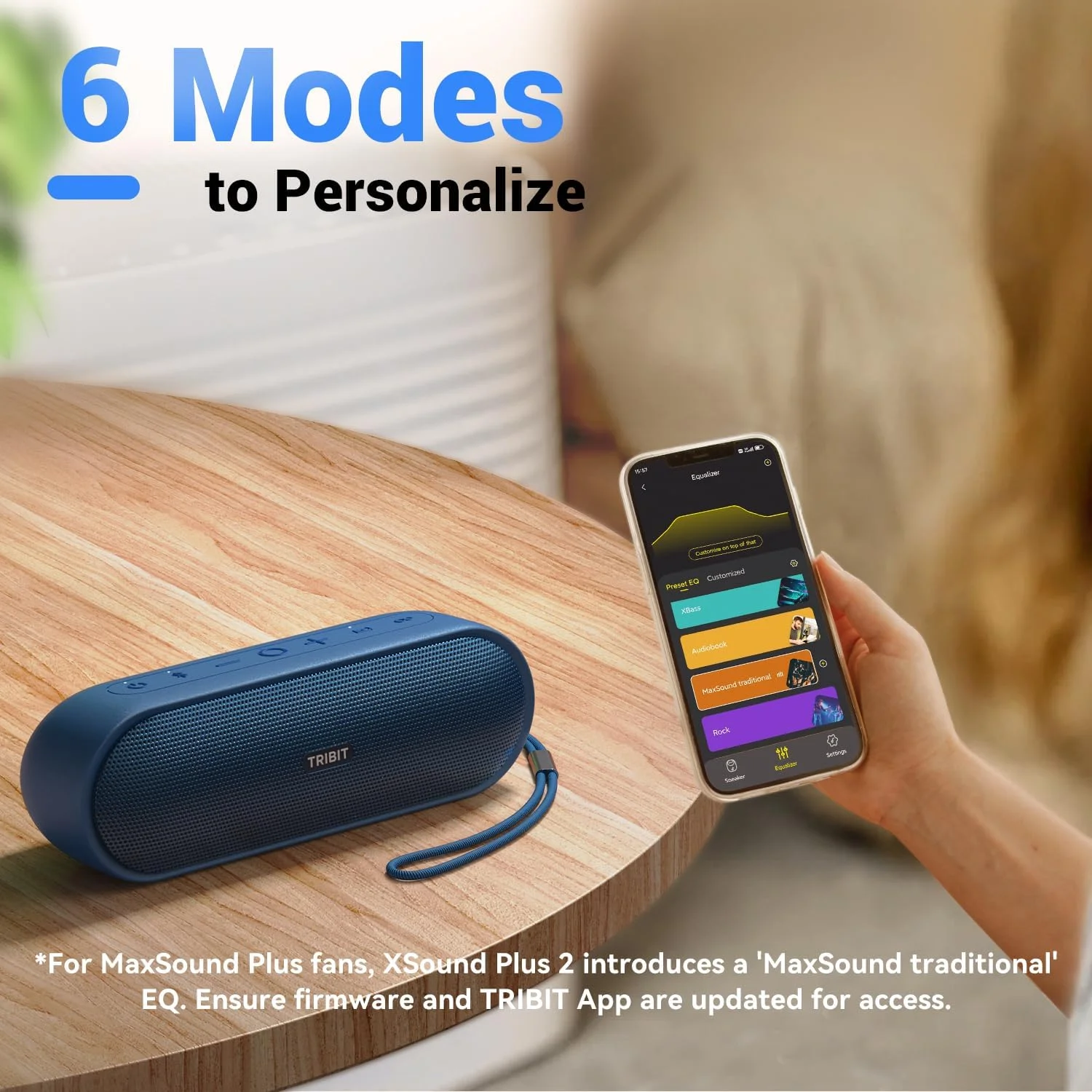 اسپیکر بلوتوثی بی سیم Tribit XSound Plus2 30W 5.3، صدای استریو قدرتمندتر با عملکرد XBass تقویت شده، 24 ساعت پخش، ضد آب IPX7، میکروفون داخلی، برد BT 150 فوت برای خانه/فضای باز، آبی اسپیکر بلوتوثی بی سیم Tribit XSound Plus2 30W 5.3، صدای استریو قدرتمندتر با عملکرد XBass تقویت شده، 24 ساعت پخش، ضد آب IPX7، میکروفون داخلی، برد BT 150 فوت برای خانه/فضای باز، آبی