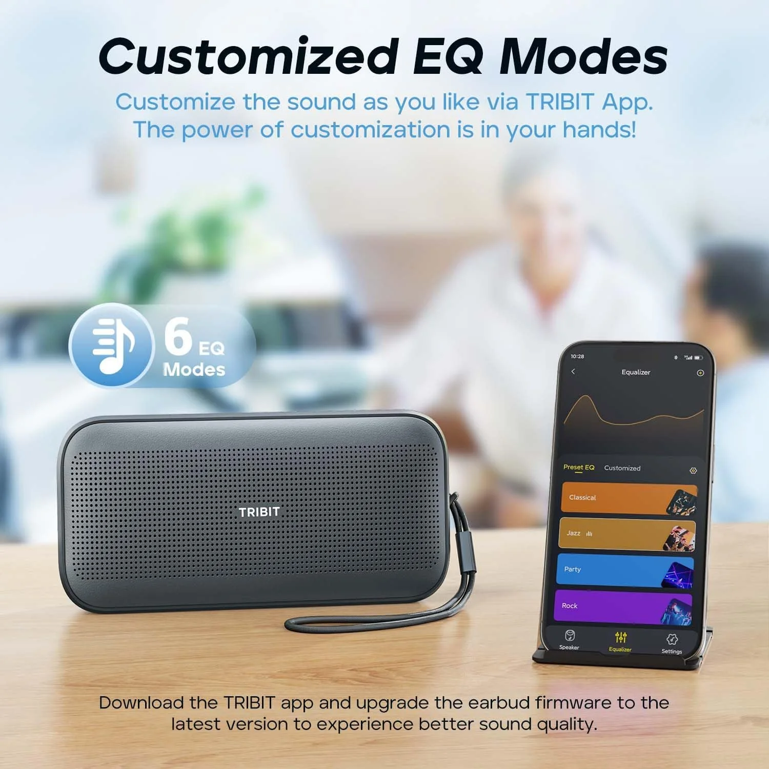 اسپیکر بلوتوثی Tribit StormBox Flow، اسپیکر قابل حمل با XBass، اسپیکر وایرلس با 30 ساعت پخش، ضد آب IP67، بلوتوث 5.3، TWS، EQ سفارشی، اسپیکر Type-C برای مسافرت های خارج از منزل و ساحل اسپیکر بلوتوثی Tribit StormBox Flow، اسپیکر قابل حمل با XBass، اسپیکر وایرلس با 30 ساعت پخش، ضد آب IP67، بلوتوث 5.3، TWS، EQ سفارشی، اسپیکر Type-C برای مسافرت های خارج از منزل و ساحل