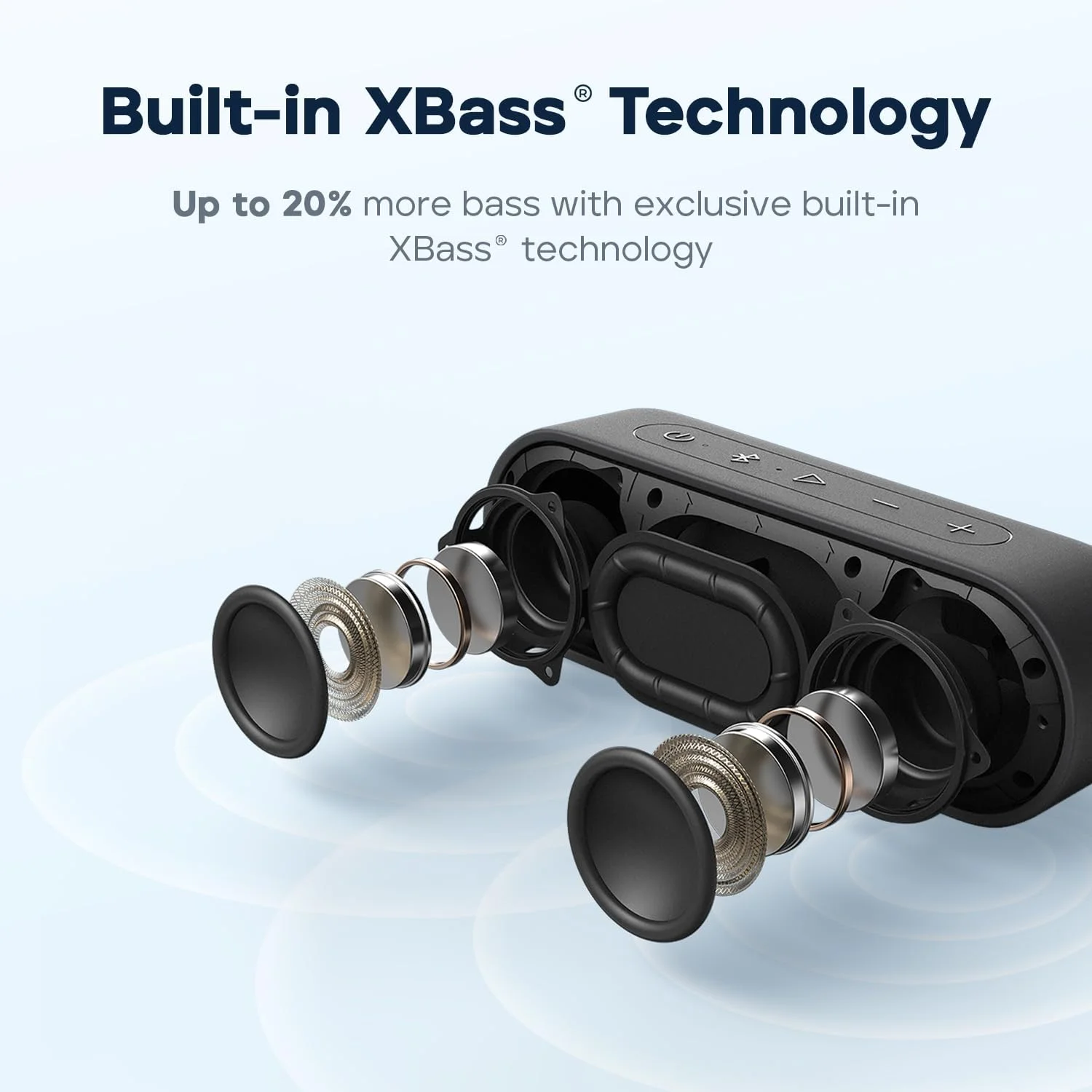 اسپیکر بلوتوثی بی سیم Tribit XSound Go نسخه ارتقا یافته 5.3 با صدای استریو بلند و بیس غنی 16 وات، 24 ساعت پخش، برد بلوتوث 45 متر، سبک وزن مناسب فضای باز IPX7 ضد آب، میکروفون داخلی (قرمز) اسپیکر بلوتوثی بی سیم Tribit XSound Go نسخه ارتقا یافته 5.3 با صدای استریو بلند و بیس غنی 16 وات، 24 ساعت پخش، برد بلوتوث 45 متر، سبک وزن مناسب فضای باز IPX7 ضد آب، میکروفون داخلی (قرمز)