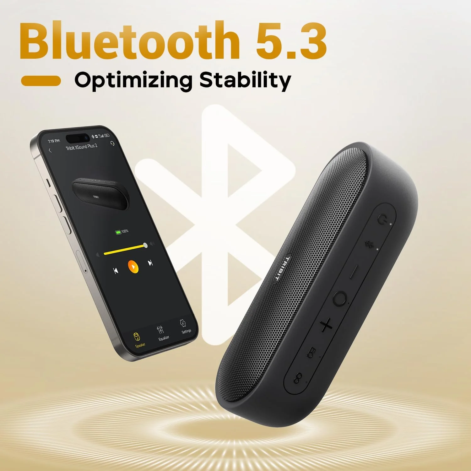 اسپیکر بلوتوثی بی سیم 30 واتی Tribit XSound Plus 2، صدای استریو قدرتمند و بلندتر با عملکرد XBass تقویت شده، 24 ساعت پخش، ضد آب IPX7، میکروفون داخلی، برد BT 150 فوت برای خانه/فضای باز، مشکی اسپیکر بلوتوثی بی سیم 30 واتی Tribit XSound Plus 2، صدای استریو قدرتمند و بلندتر با عملکرد XBass تقویت شده، 24 ساعت پخش، ضد آب IPX7، میکروفون داخلی، برد BT 150 فوت برای خانه/فضای باز، مشکی