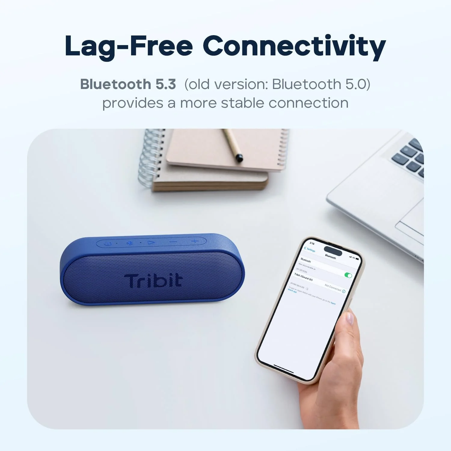 اسپیکر بلوتوثی بی سیم Tribit XSound Go نسخه ارتقا یافته 5.3 با صدای استریو بلند و بیس غنی 16 وات، 24 ساعت پخش، برد بلوتوث 45 متر، سبک وزن مناسب فضای باز IPX7 ضد آب، میکروفون داخلی (قرمز) اسپیکر بلوتوثی بی سیم Tribit XSound Go نسخه ارتقا یافته 5.3 با صدای استریو بلند و بیس غنی 16 وات، 24 ساعت پخش، برد بلوتوث 45 متر، سبک وزن مناسب فضای باز IPX7 ضد آب، میکروفون داخلی (قرمز)
