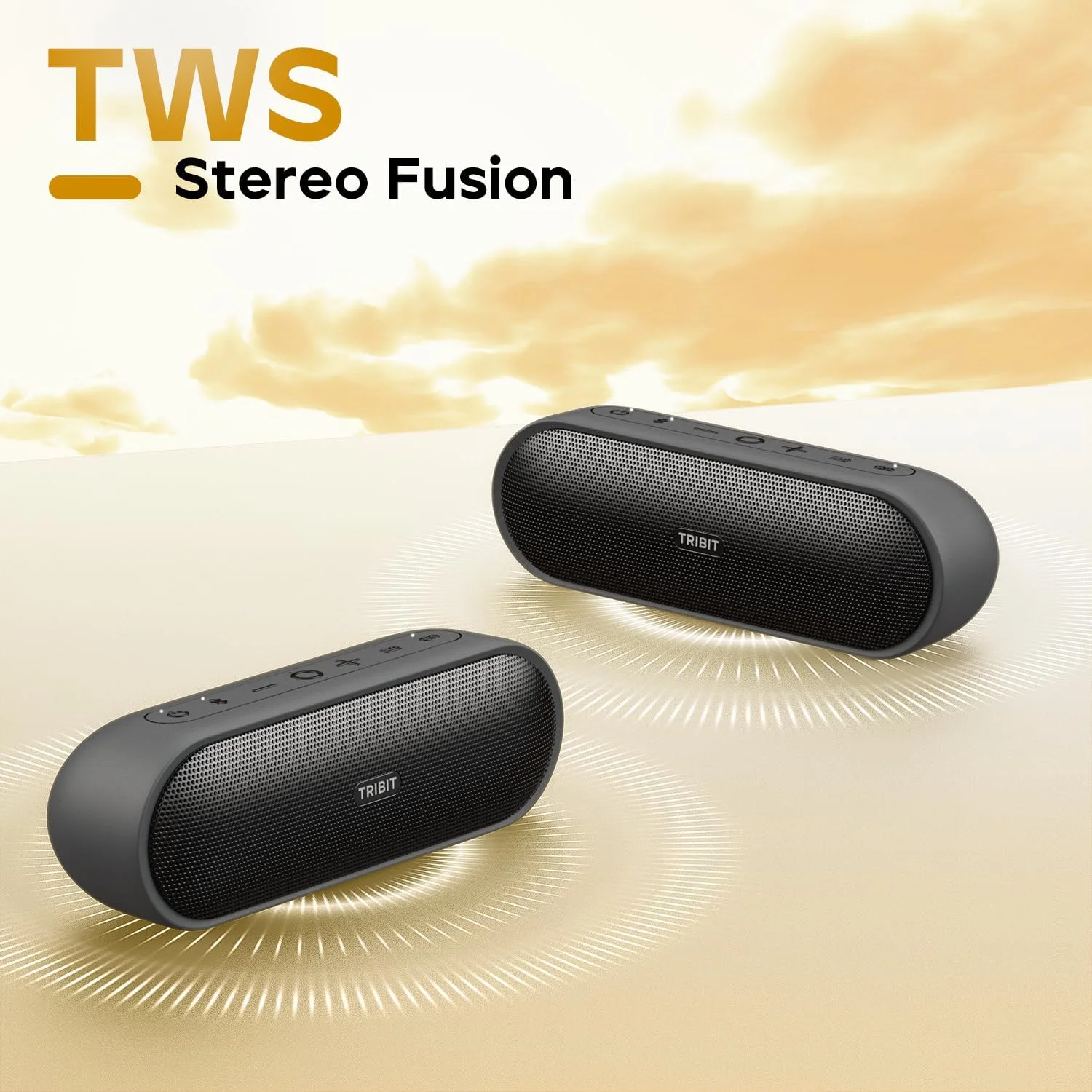 اسپیکر بلوتوثی بی سیم Tribit XSound Plus2 30W 5.3، صدای استریو بلند و قدرتمند با عملکرد XBass تقویت شده، 24 ساعت پخش، ضد آب IPX7، میکروفون داخلی، برد BT 150 فوت برای خانه/فضای باز، مشکی اسپیکر بلوتوثی بی سیم Tribit XSound Plus2 30W 5.3، صدای استریو بلند و قدرتمند با عملکرد XBass تقویت شده، 24 ساعت پخش، ضد آب IPX7، میکروفون داخلی، برد BT 150 فوت برای خانه/فضای باز، مشکی