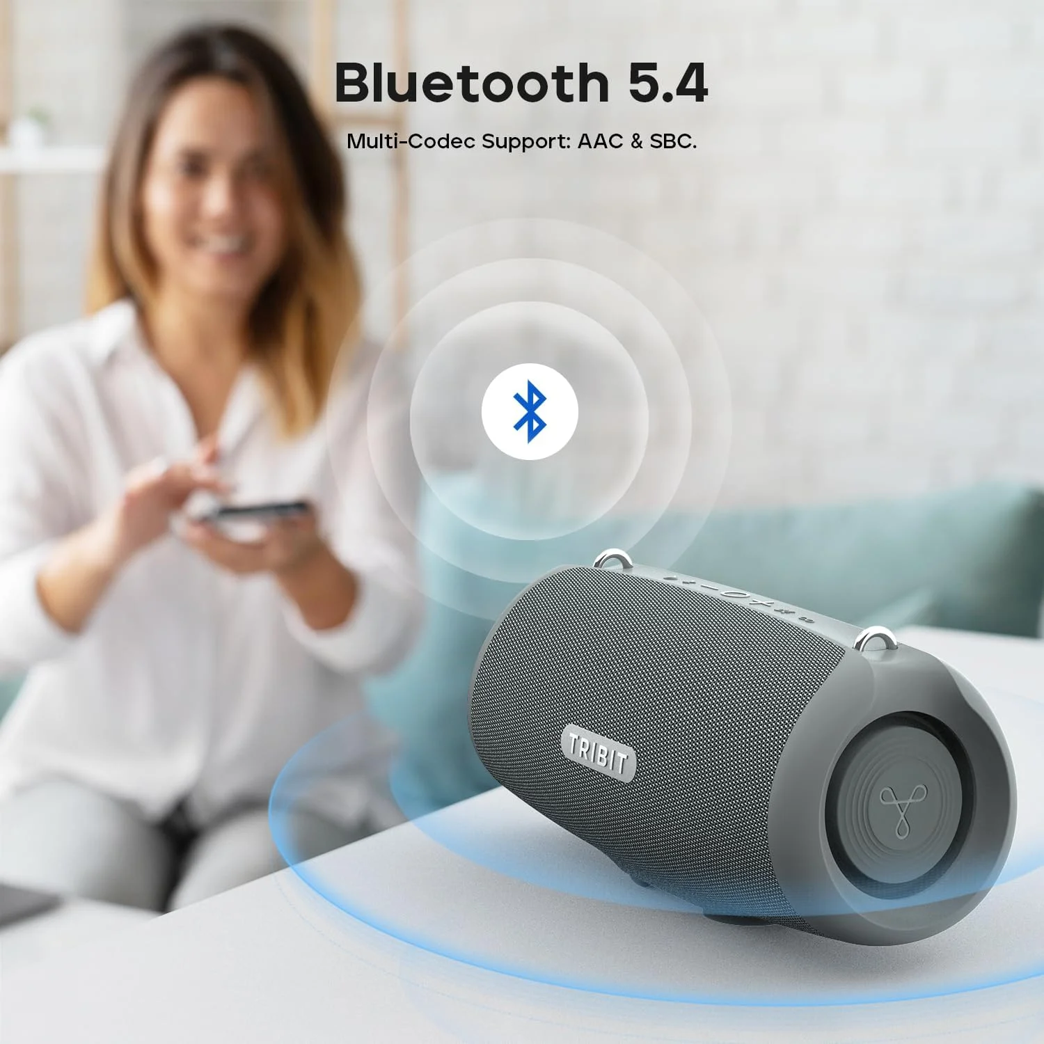 اسپیکر بلوتوثی قابل حمل Tribit StormBox Lava، اسپیکر بی سیم بلند 80 واتی، 24 ساعت پخش، ضد آب IP67، بلوتوث 5.4، EQ سفارشی، XBass، میکروفون داخلی، جفت سازی TWS برای کمپینگ/ساحل/مهمانی/فضای باز اسپیکر بلوتوثی قابل حمل Tribit StormBox Lava، اسپیکر بی سیم بلند 80 واتی، 24 ساعت پخش، ضد آب IP67، بلوتوث 5.4، EQ سفارشی، XBass، میکروفون داخلی، جفت سازی TWS برای کمپینگ/ساحل/مهمانی/فضای باز