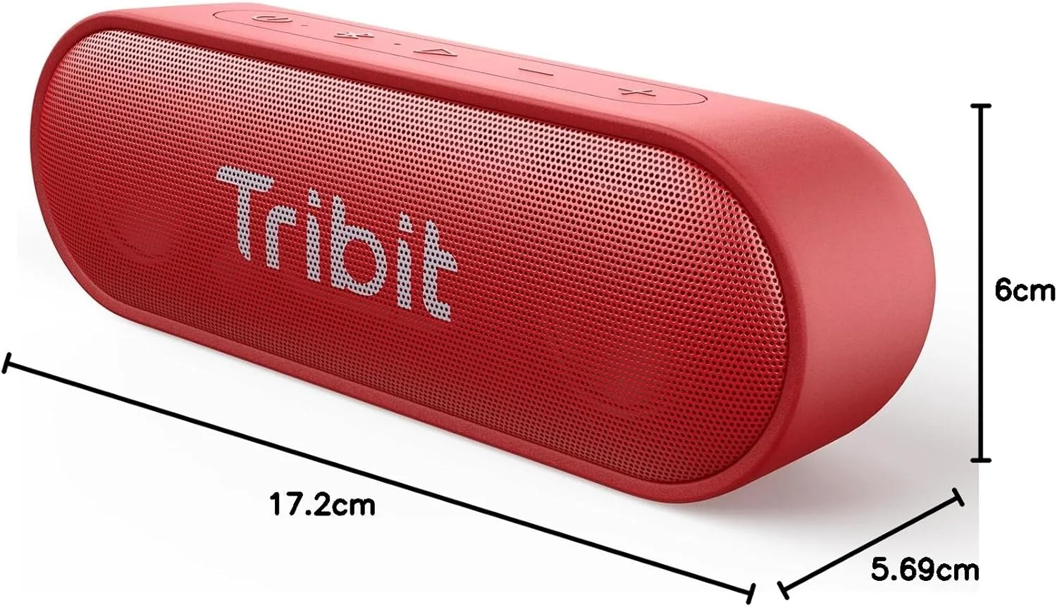 اسپیکر بلوتوثی بی سیم Tribit XSound Go نسخه ارتقا یافته 5.3 با صدای استریو بلند و بیس غنی 16 وات، 24 ساعت پخش، برد بلوتوث 45 متر، سبک وزن مناسب فضای باز IPX7 ضد آب، میکروفون داخلی (قرمز) اسپیکر بلوتوثی بی سیم Tribit XSound Go نسخه ارتقا یافته 5.3 با صدای استریو بلند و بیس غنی 16 وات، 24 ساعت پخش، برد بلوتوث 45 متر، سبک وزن مناسب فضای باز IPX7 ضد آب، میکروفون داخلی (قرمز)
