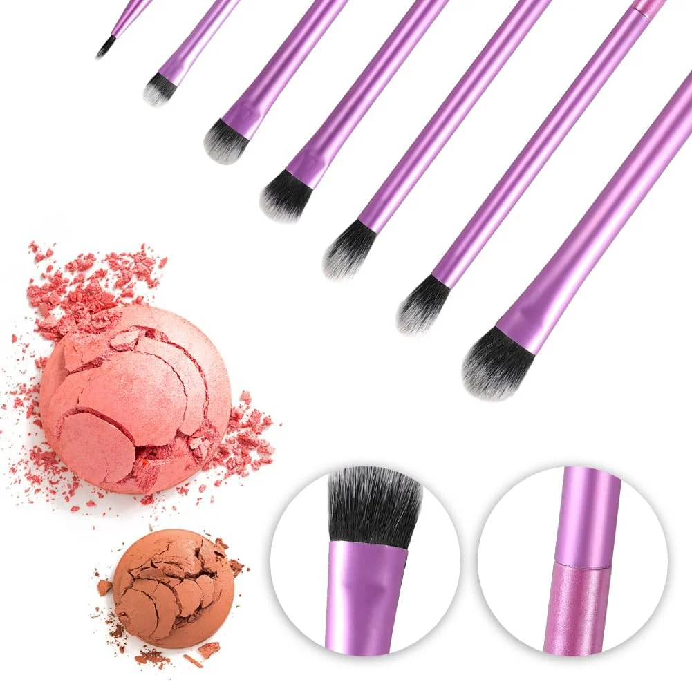 مجموعه براش آرایشی روزمره آفکاپ، براش های آرایشی با جعبه نگهداری برای خط چشم، سایه چشم، ابرو و مژه، موهای نرم مصنوعی، بدون تست حیوانی، مسافرتی، مجموعه 9 عددی مجموعه براش آرایشی روزمره آفکاپ، براش های آرایشی با جعبه نگهداری برای خط چشم، سایه چشم، ابرو و مژه، موهای نرم مصنوعی، بدون تست حیوانی، مسافرتی، مجموعه 9 عددی