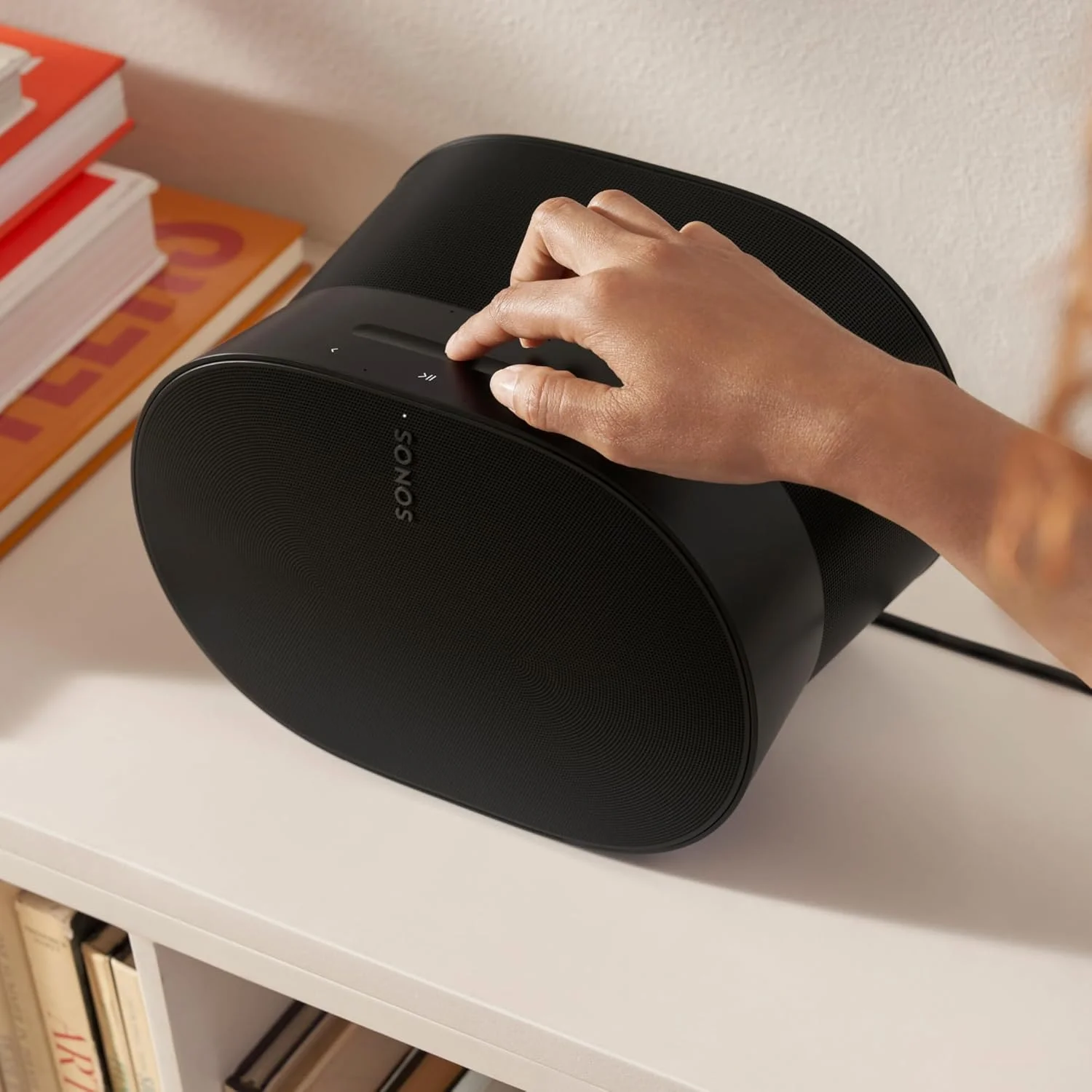اسپیکر بی سیم Sonos Era 300 با طراحی نوآورانه برای صدای فراگیر Wi-Fi و بلوتوث، سازگار با Dolby Atmos و Amazon Alexa - مشکی اسپیکر بی سیم Sonos Era 300 با طراحی نوآورانه برای صدای فراگیر Wi-Fi و بلوتوث، سازگار با Dolby Atmos و Amazon Alexa - مشکی