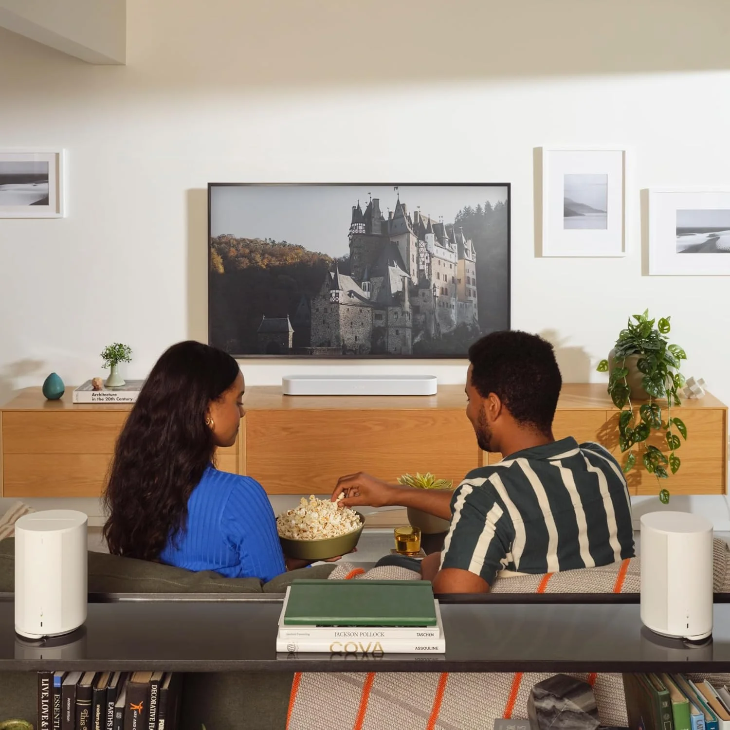 اسپیکر هوشمند Sonos Era 100 - سفید - بی سیم، دارای الکسا اسپیکر هوشمند Sonos Era 100 - سفید - بی سیم، دارای الکسا
