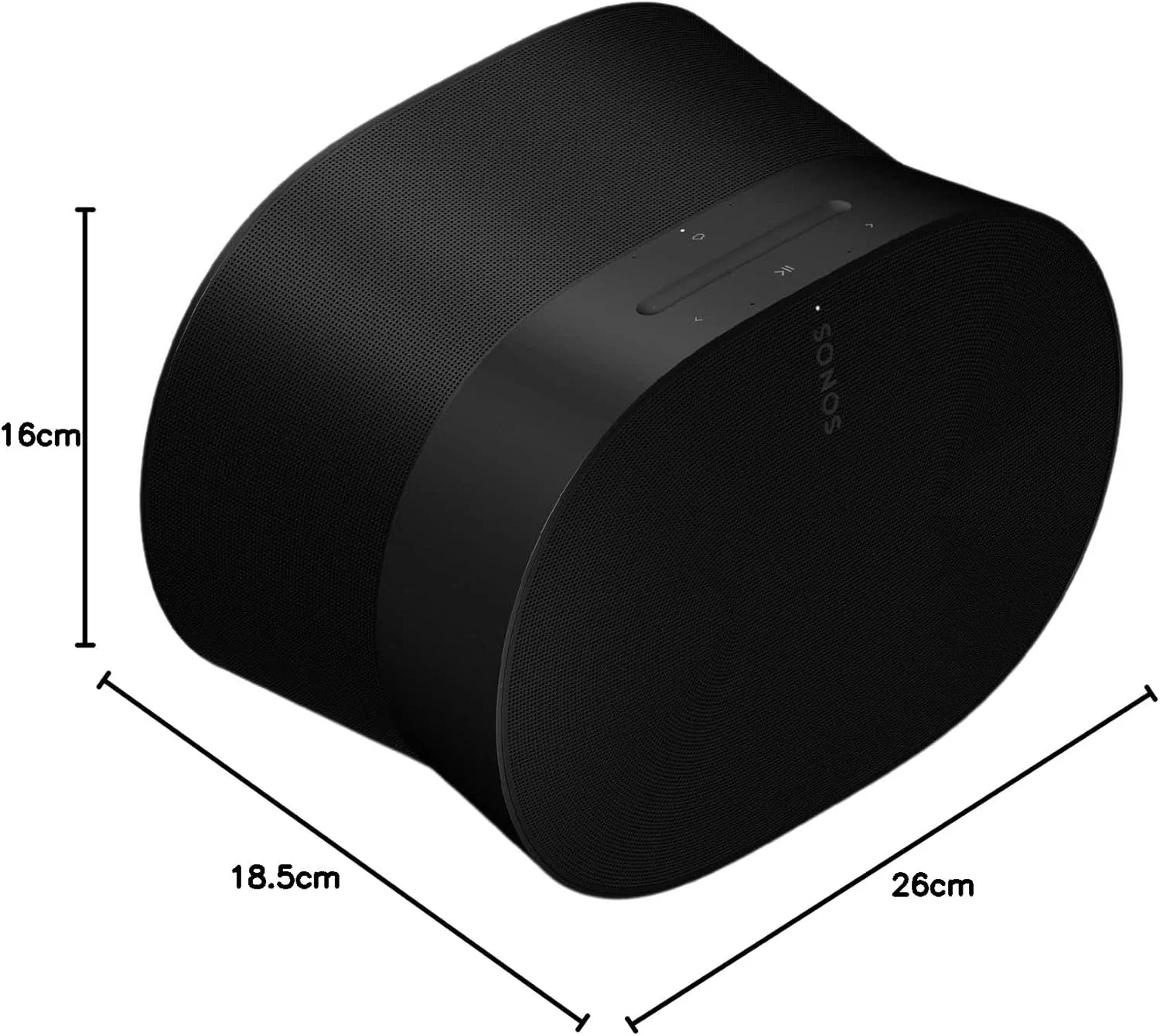 اسپیکر بی سیم Sonos Era 300 با طراحی نوآورانه برای صدای فراگیر Wi-Fi و بلوتوث، سازگار با Dolby Atmos و Amazon Alexa - مشکی اسپیکر بی سیم Sonos Era 300 با طراحی نوآورانه برای صدای فراگیر Wi-Fi و بلوتوث، سازگار با Dolby Atmos و Amazon Alexa - مشکی