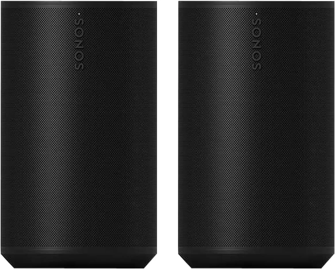 باندل کلاب اسپیکرهای بلوتوثی قابل حمل Sonos Era 100 بسته 2 عددی - مشکی (B2E10US1BKHB)