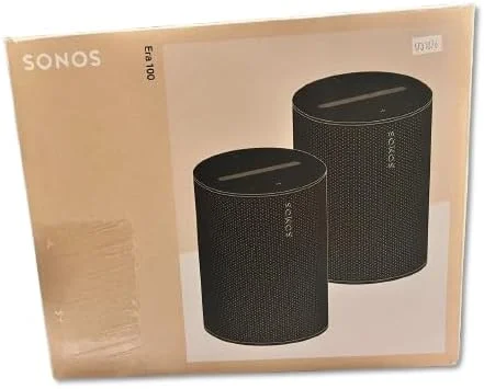 باندل کلاب اسپیکرهای بلوتوثی قابل حمل Sonos Era 100 - بسته 2 عددی - مشکی (B2E10US1BKHB)
