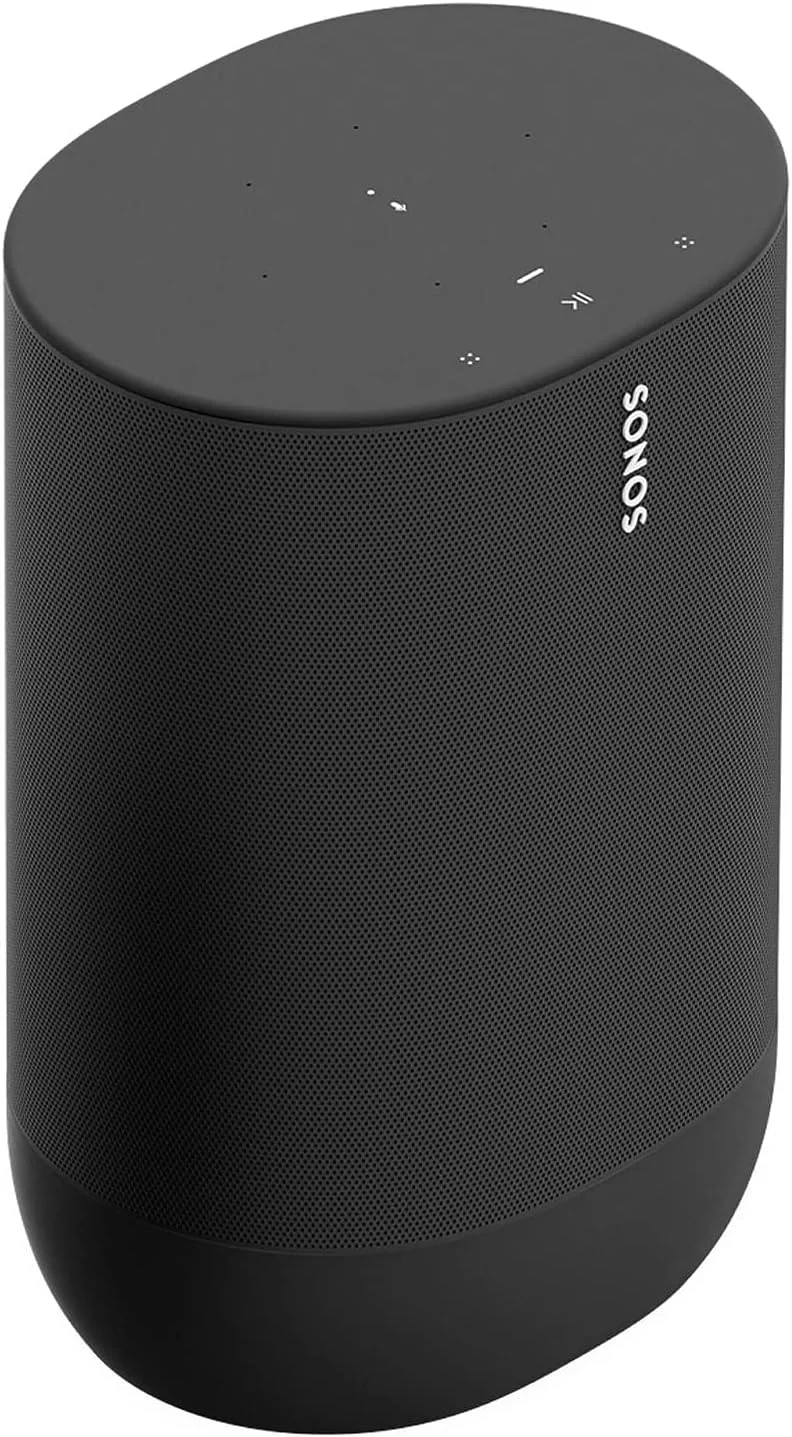 اسپیکر هوشمند قابل حمل Sonos Move با باتری، Wi-Fi و بلوتوث و الکسا - مشکی اسپیکر هوشمند قابل حمل Sonos Move با باتری، Wi-Fi و بلوتوث و الکسا - مشکی