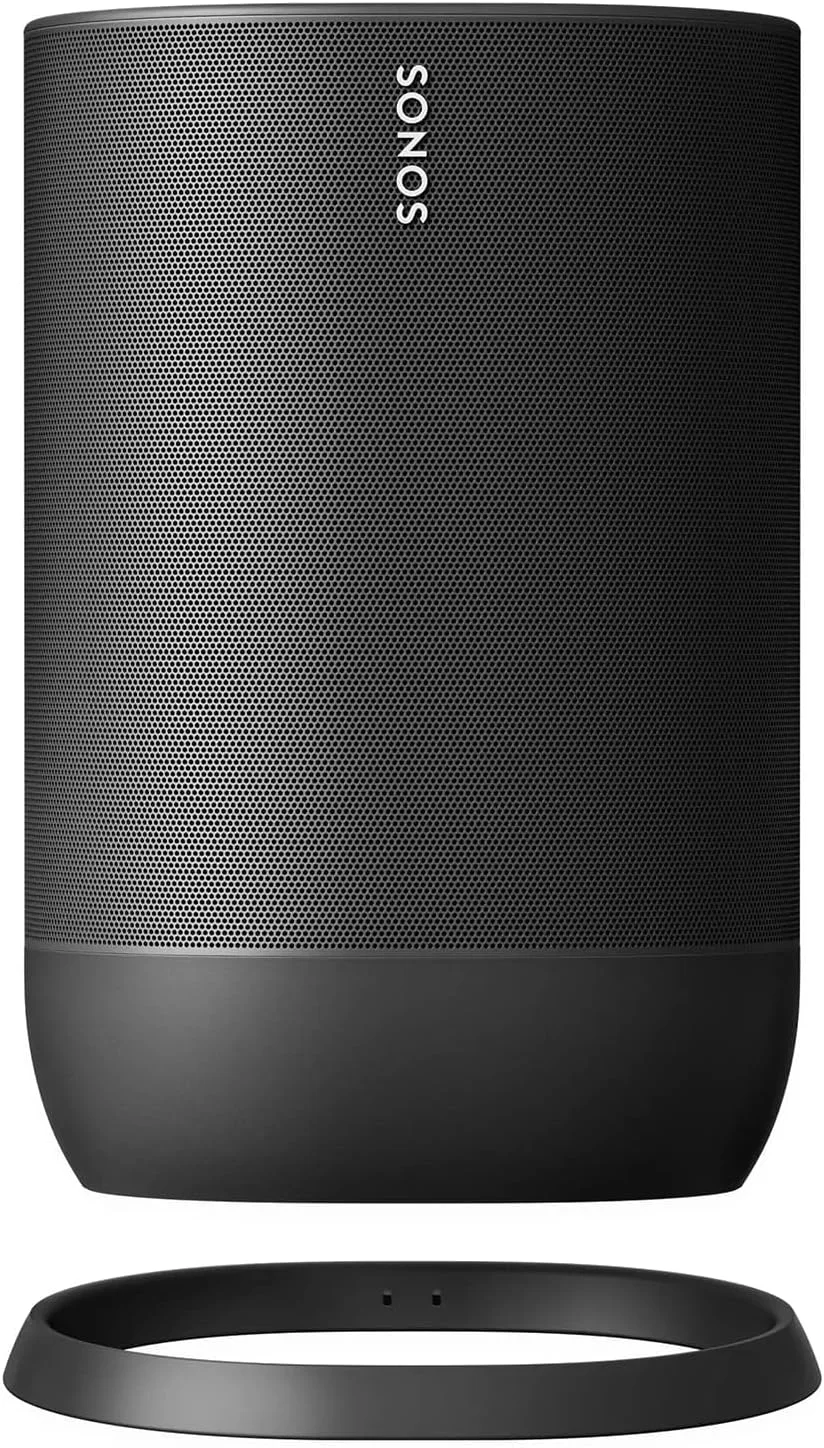 اسپیکر هوشمند قابل حمل Sonos Move با باتری، Wi-Fi و بلوتوث و الکسا - مشکی اسپیکر هوشمند قابل حمل Sonos Move با باتری، Wi-Fi و بلوتوث و الکسا - مشکی