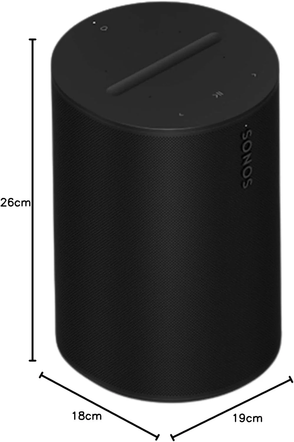 اسپیکر بیسیم Sonos Era 100 با آکوستیک و نسل بعدی اتصال Wi-Fi و بلوتوث، سازگار با آمازون الکسا - مشکی اسپیکر بیسیم Sonos Era 100 با آکوستیک و نسل بعدی اتصال Wi-Fi و بلوتوث، سازگار با آمازون الکسا - مشکی