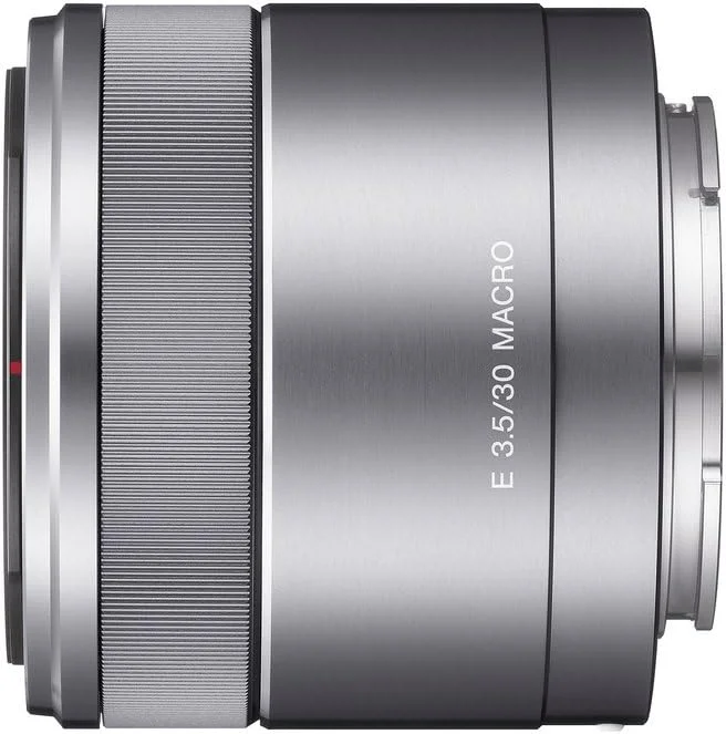لنز ثابت ماکرو 30mm f/3.5 E-mount سونی مدل SEL30M35 نقره ای