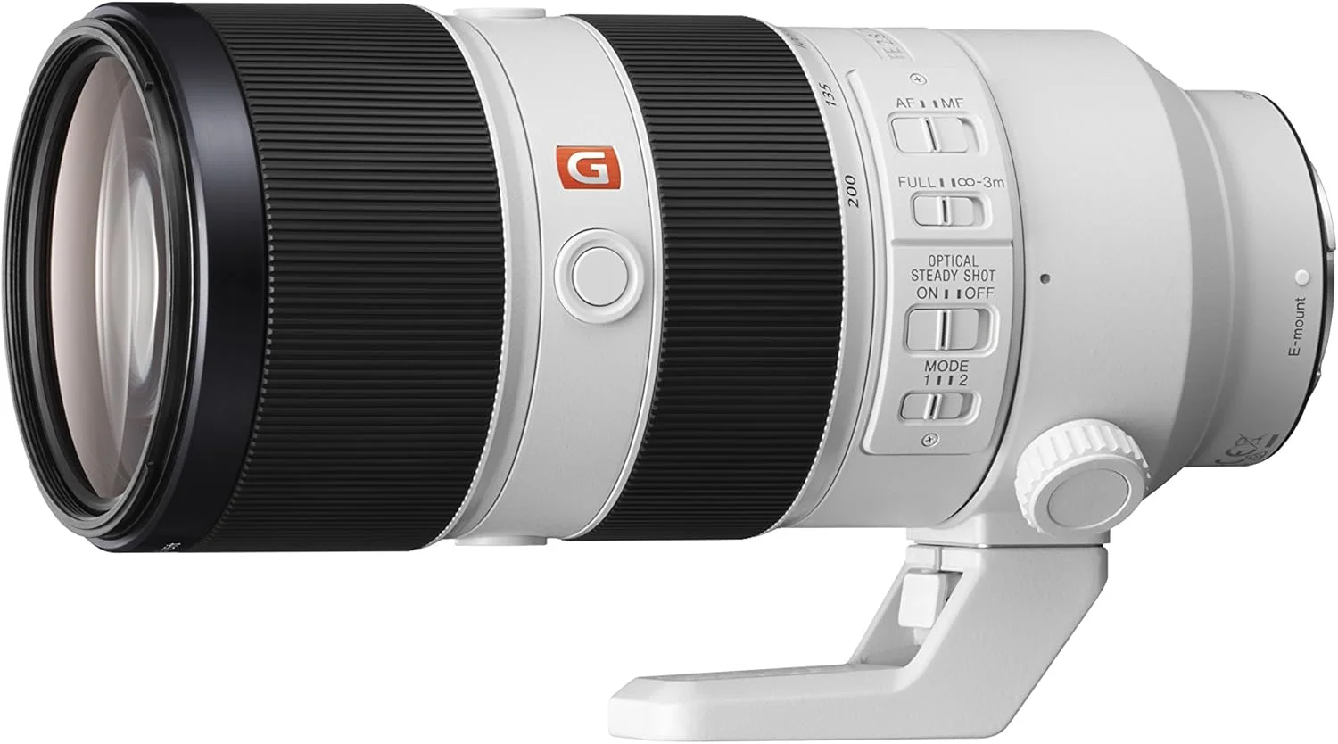 لنز دوربین سونی FE 70-200 mm F2.8 GM، لنز G Master، SEL70200GM، سفید مایل به کرم لنز دوربین سونی FE 70-200 mm F2.8 GM، لنز G Master، SEL70200GM، سفید مایل به کرم