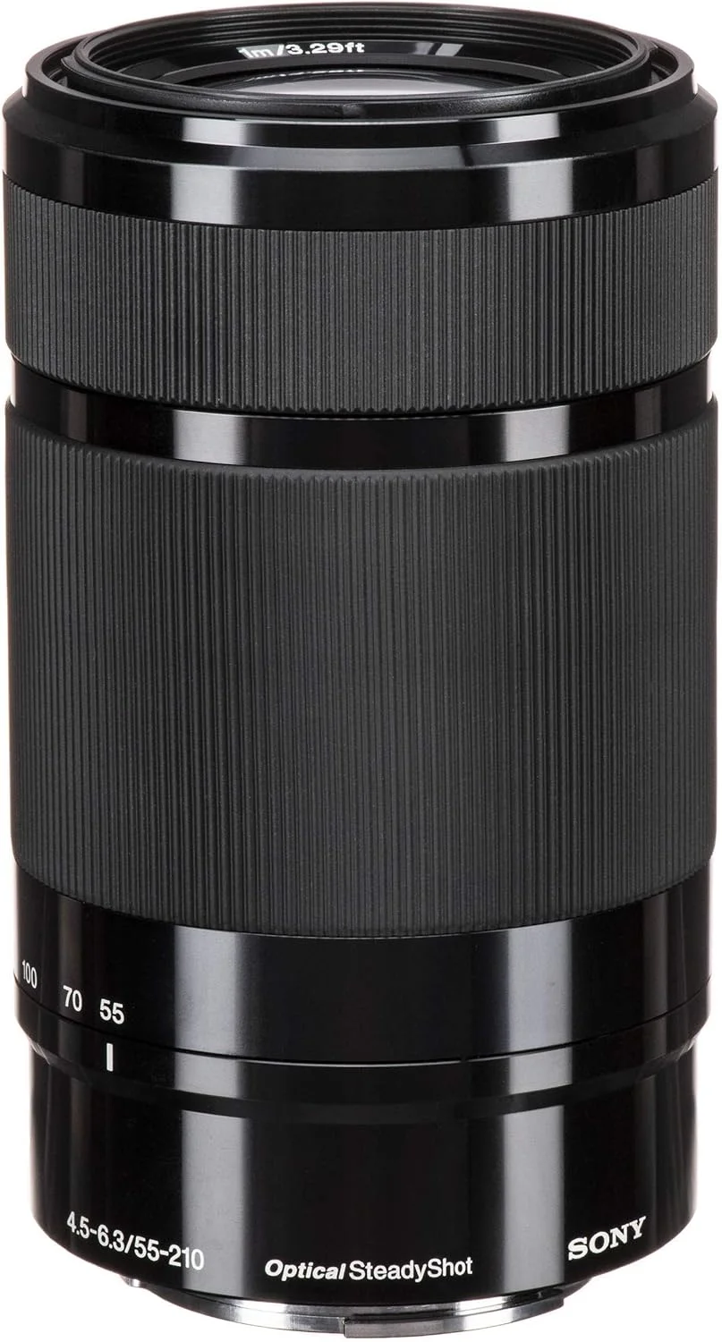 لنز سونی E 55-210mm F4.5-6.3 برای دوربین های Sony E-Mount (مشکی) (بازسازی شده) لنز سونی E 55-210mm F4.5-6.3 برای دوربین های Sony E-Mount (مشکی) (بازسازی شده)
