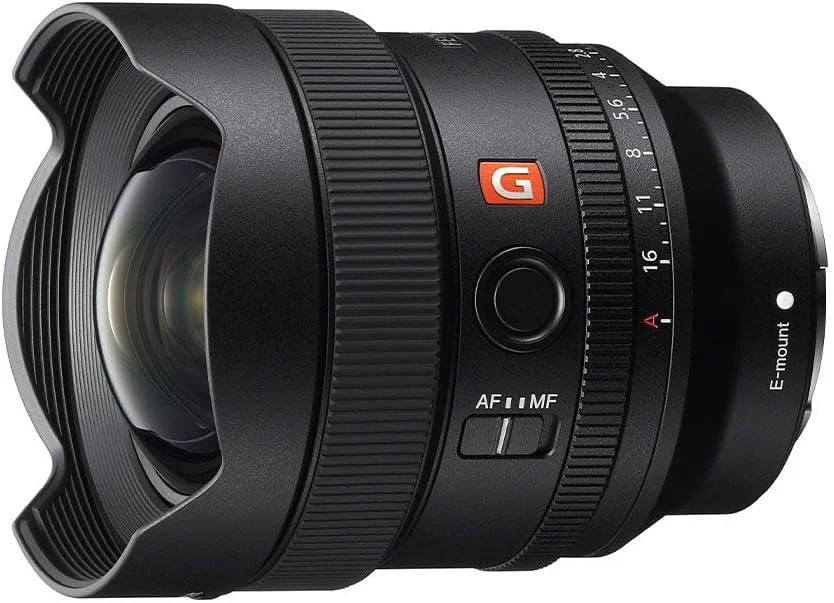 لنز پرایم فول فریم سونی Sony SEL14F18GM FE 14mm F1.8 GM سری G Master، مشکی