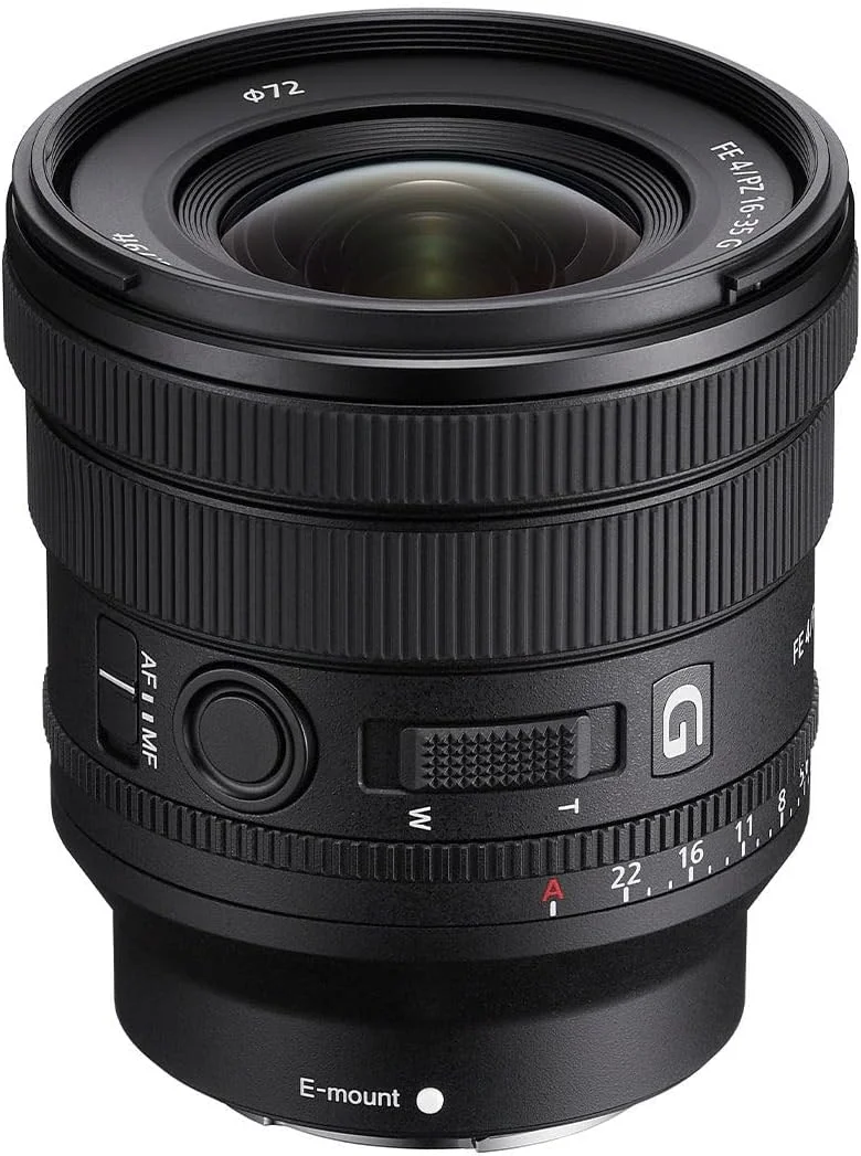 لنز زوم واید انگل سری G سونی مدل SELP1635G | فول فریم FE PZ 16-35mm F4