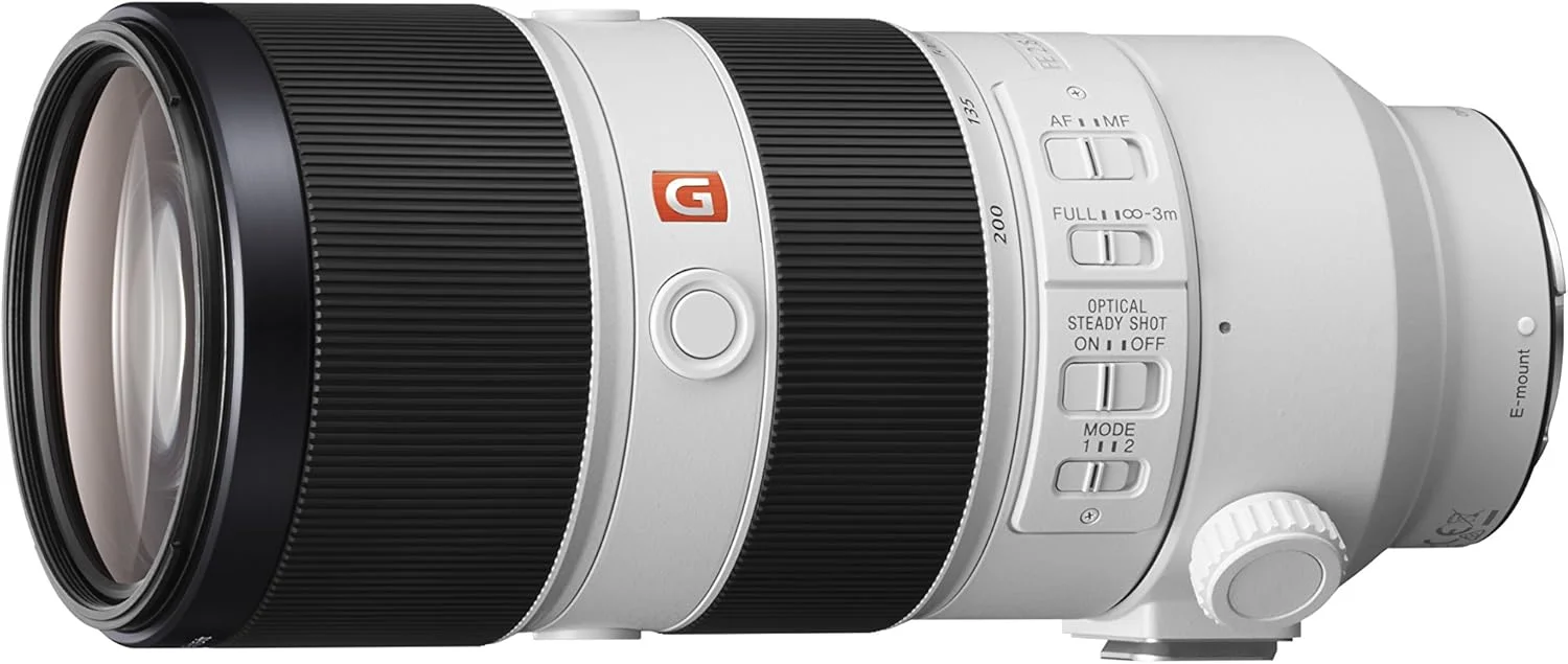لنز دوربین سونی FE 70-200 mm F2.8 GM، لنز G Master، SEL70200GM، سفید مایل به کرم لنز دوربین سونی FE 70-200 mm F2.8 GM، لنز G Master، SEL70200GM، سفید مایل به کرم