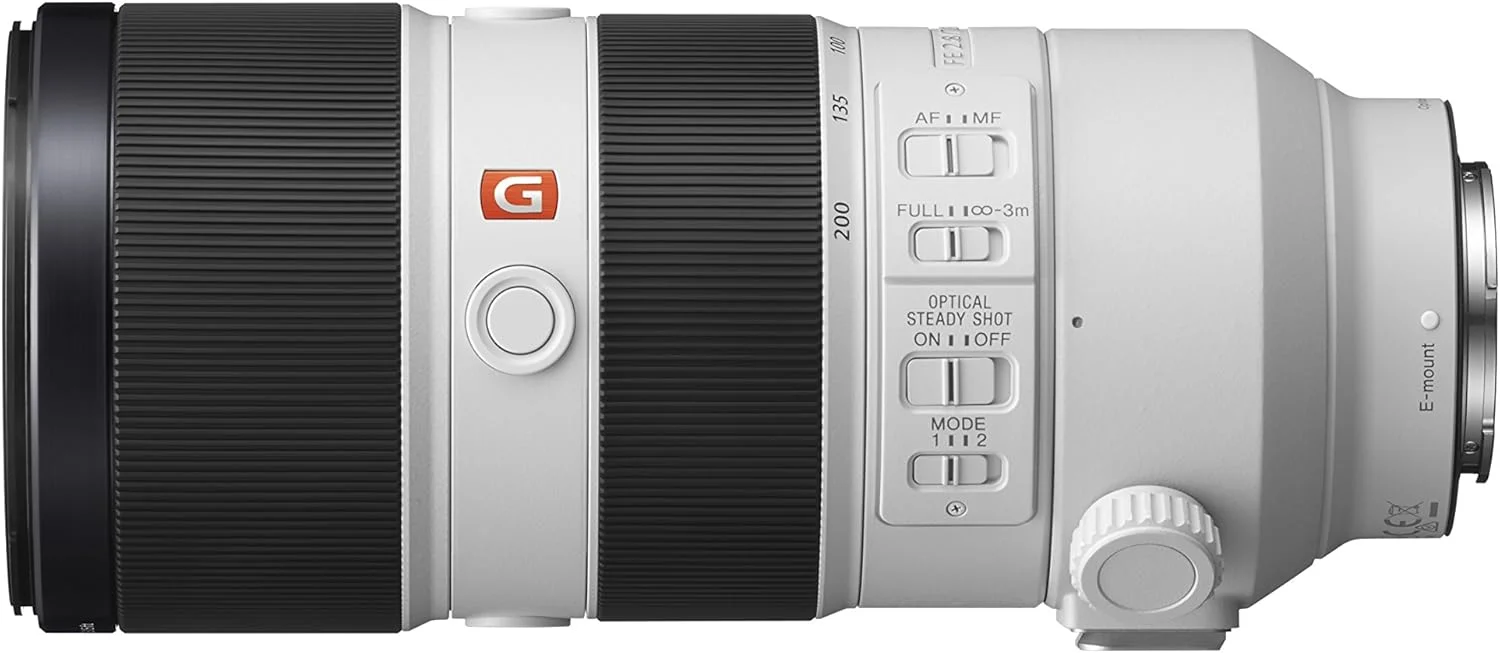 لنز دوربین سونی FE 70-200 mm F2.8 GM، لنز G Master، SEL70200GM، سفید مایل به کرم لنز دوربین سونی FE 70-200 mm F2.8 GM، لنز G Master، SEL70200GM، سفید مایل به کرم