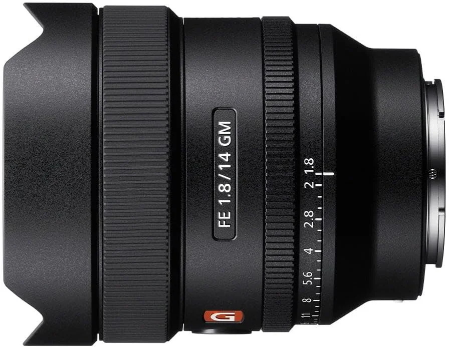 لنز پرایم فول فریم سونی Sony SEL14F18GM FE 14mm F1.8 GM سری G Master، مشکی لنز پرایم فول فریم سونی Sony SEL14F18GM FE 14mm F1.8 GM سری G Master، مشکی
