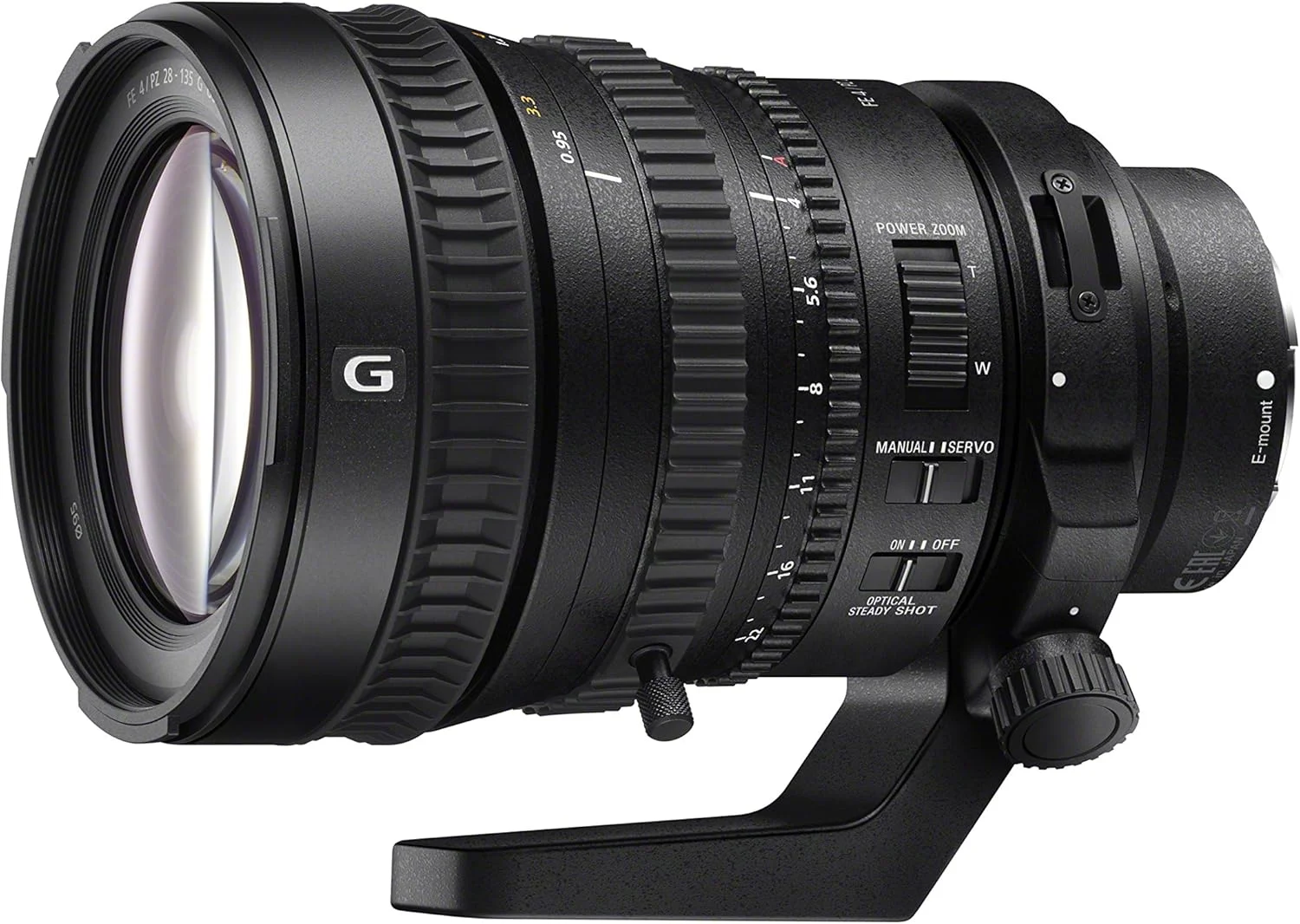لنز زوم قدرت‌مند سونی 28-135mm FE PZ F4 G OSS با مانت E و فول فریم