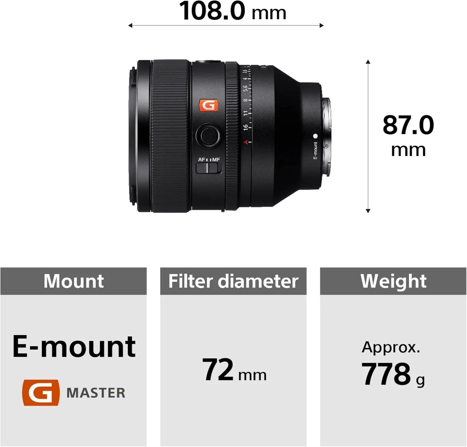 لنز سونی FE 50mm F1.8 با مانت E، جمع و جور و سبک وزن، با بوکه زیبا، سازگار با دوربین های فول فریم و APS C مدل SEL50F18F، مشکی، فقط لنز لنز سونی FE 50mm F1.8 با مانت E، جمع و جور و سبک وزن، با بوکه زیبا، سازگار با دوربین های فول فریم و APS C مدل SEL50F18F، مشکی، فقط لنز