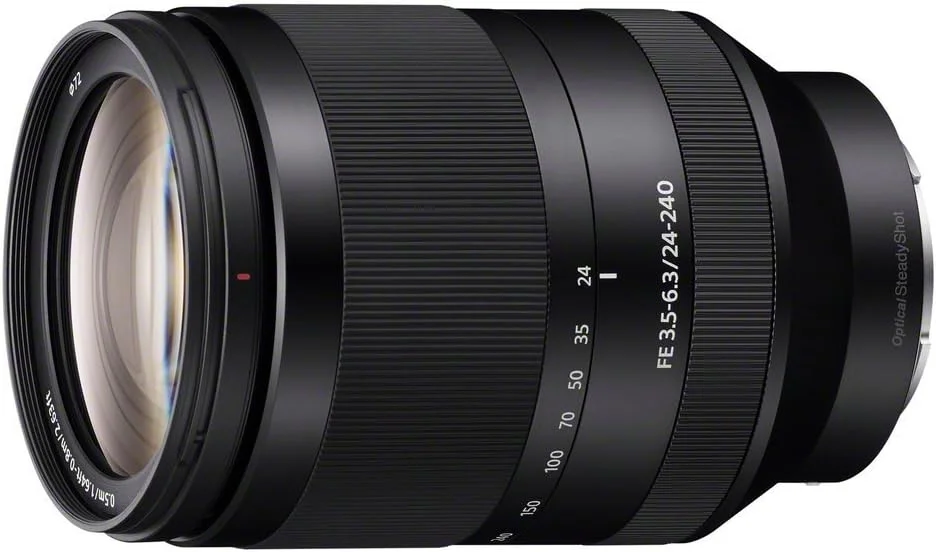 لنز زوم Sony SEL24240 FE 24-240mm f/3.5-6.3 OSS برای دوربین های بدون آینه (بازسازی شده)