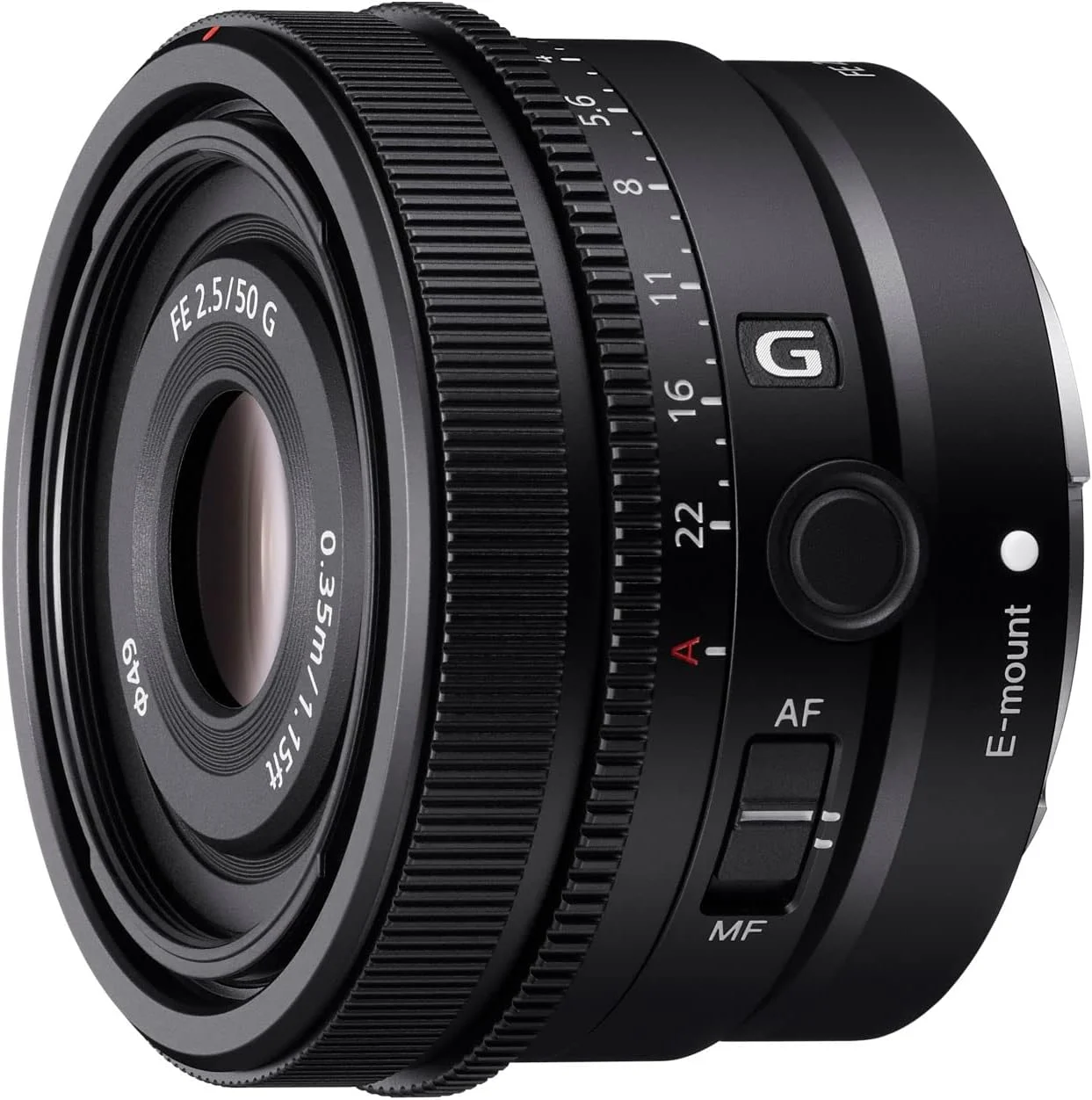 لنز فول فریم سونی Sel50F25G مدل Fe 50Mm F2.5 G سری پریمیوم G، مشکی، Sel50F25G.Syx