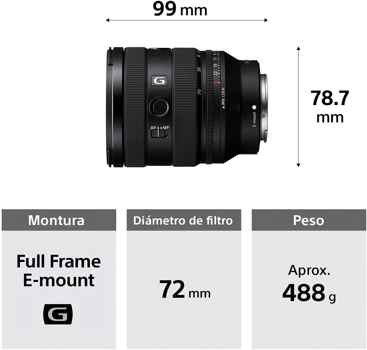 لنز سونی FE 20-70mm f/4 G (دهانه E سونی) لنز سونی FE 20-70mm f/4 G (دهانه E سونی)