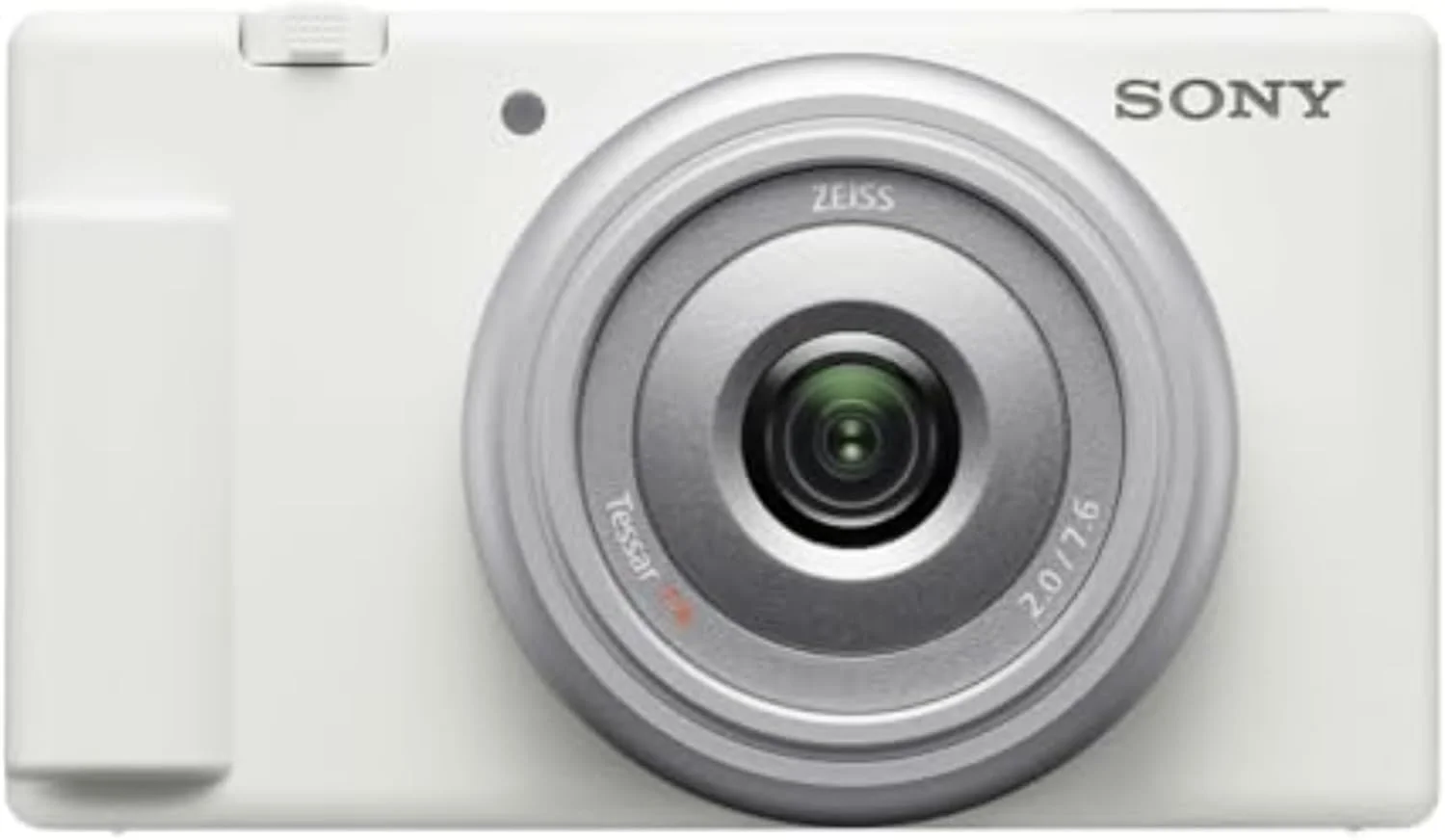 دوربین ولاگ سونی ZV-1F برای تولیدکنندگان محتوا و ولاگرها با صفحه نمایش LCD با زاویه متغیر مناسب سلفی و میکروفون 3 کپسولی جهت دار، سفید دوربین ولاگ سونی ZV-1F برای تولیدکنندگان محتوا و ولاگرها با صفحه نمایش LCD با زاویه متغیر مناسب سلفی و میکروفون 3 کپسولی جهت دار، سفید
