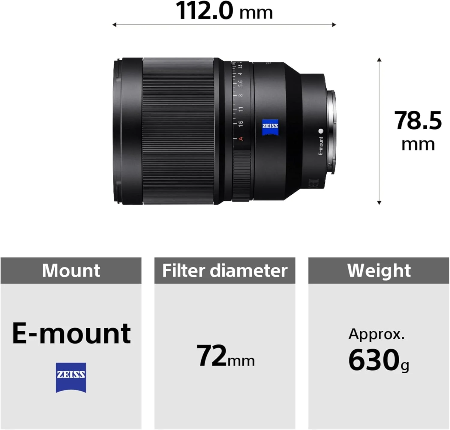 لنز سونی SEL35F14Z E Mount - فول فریم Distagon T* 35mm F1.4 Zeiss لنز سونی SEL35F14Z E Mount - فول فریم Distagon T* 35mm F1.4 Zeiss
