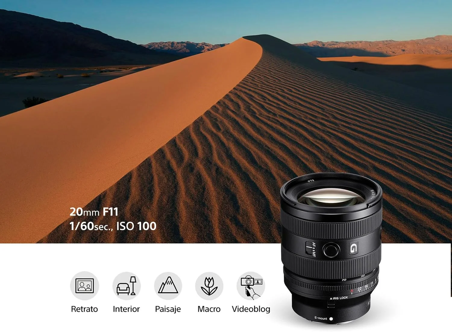 لنز سونی FE 20-70mm f/4 G (دهانه E سونی) لنز سونی FE 20-70mm f/4 G (دهانه E سونی)