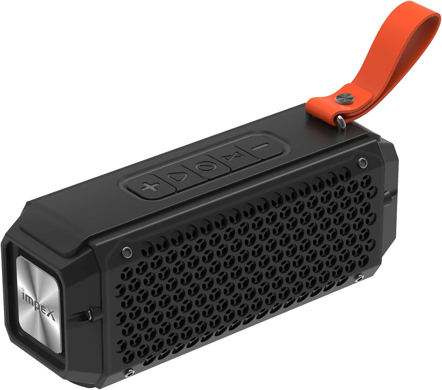 اسپیکر بلوتوثی قابل حمل ایمپکس Soundgear-2 با توان 10 وات، 2.0 کانال، دارای پورت USB/SD/TF کارت/AUX/رادیو FM و عملکرد بلوتوث (چند رنگ) (بازسازی شده)